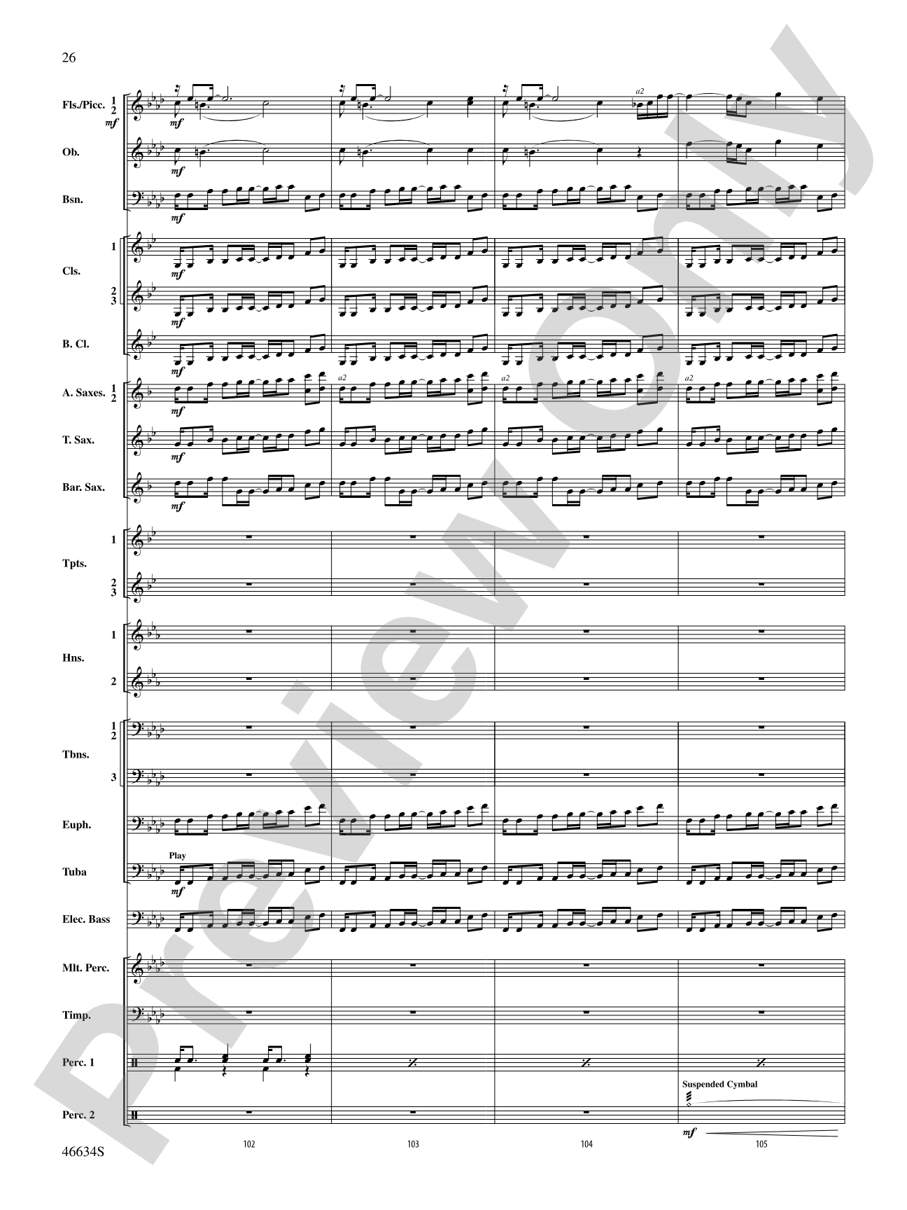 The Mountain: Concert Band Conductor Score & Parts