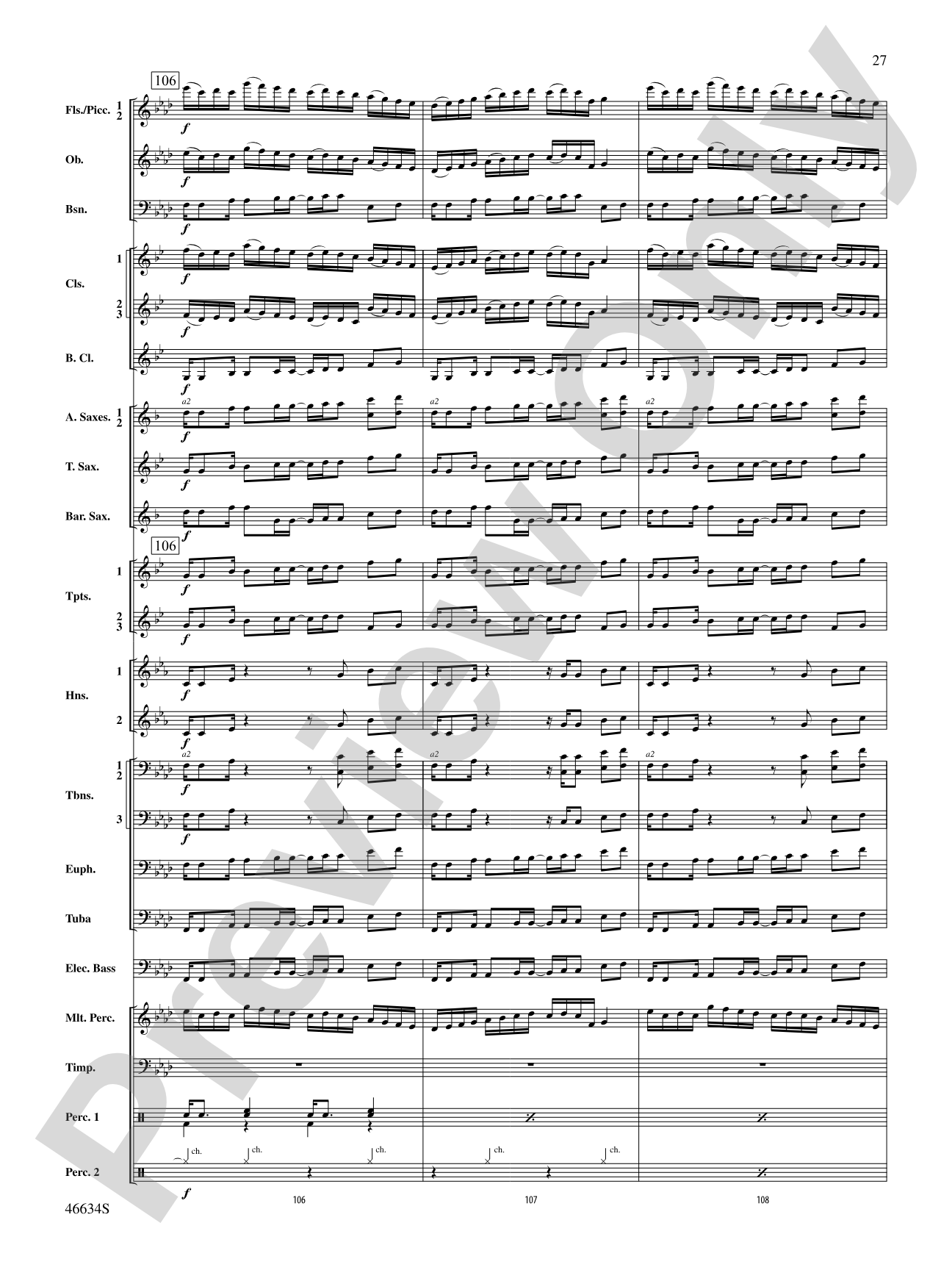 The Mountain: Concert Band Conductor Score & Parts