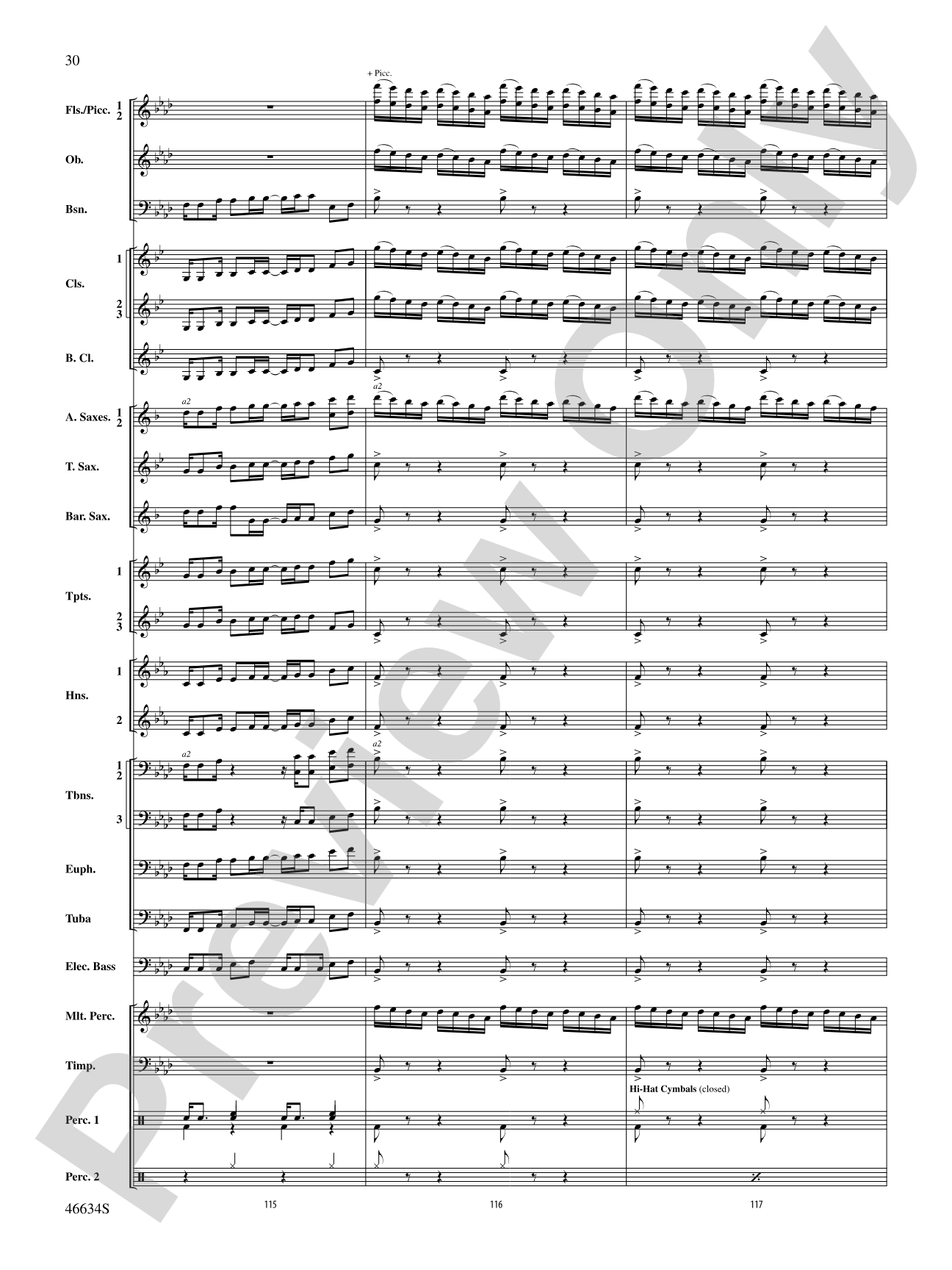 The Mountain: Concert Band Conductor Score & Parts