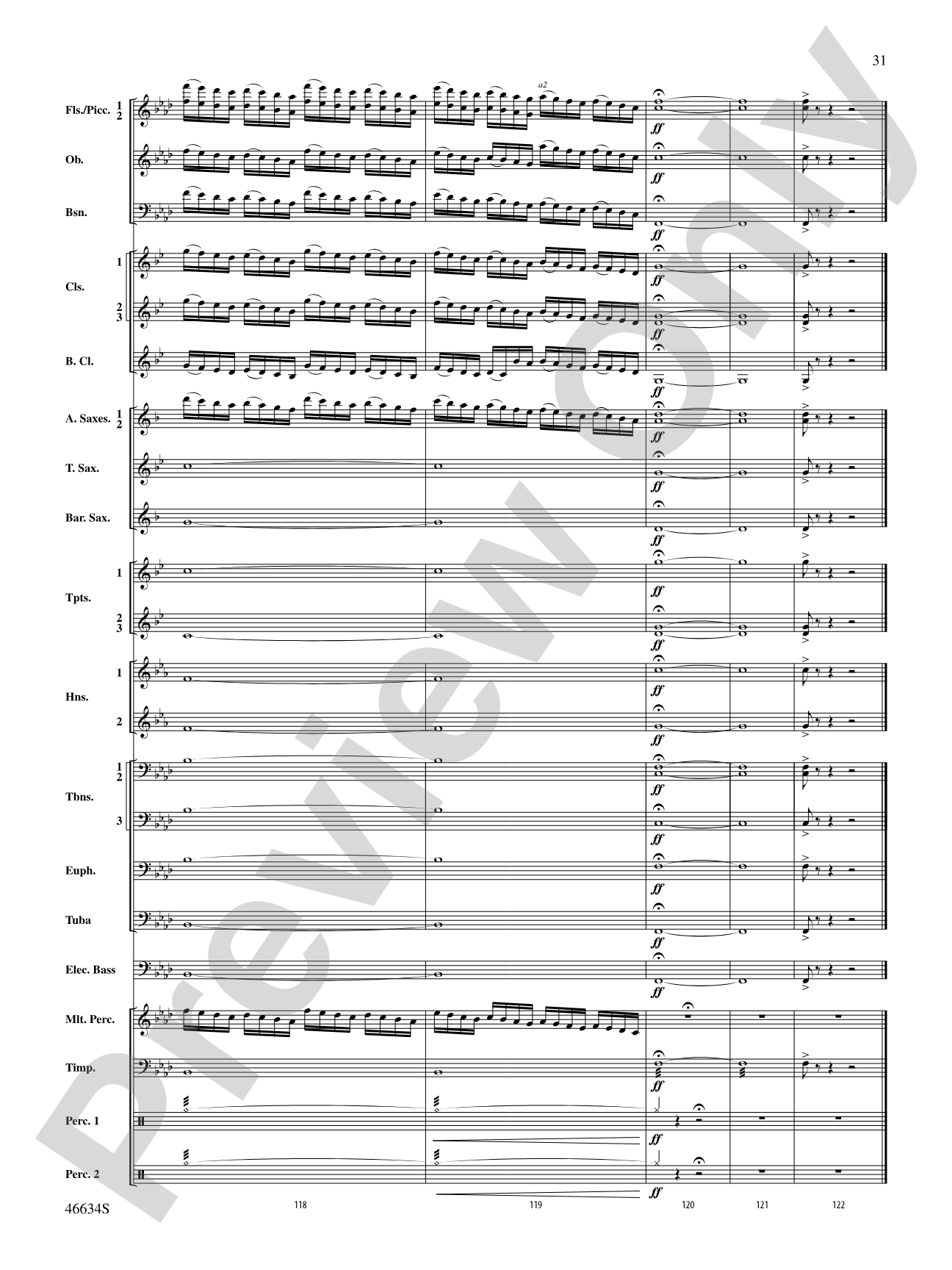 The Mountain: Concert Band Conductor Score & Parts