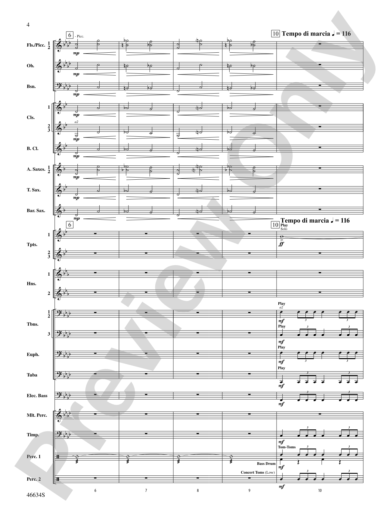 The Mountain: Concert Band Conductor Score & Parts
