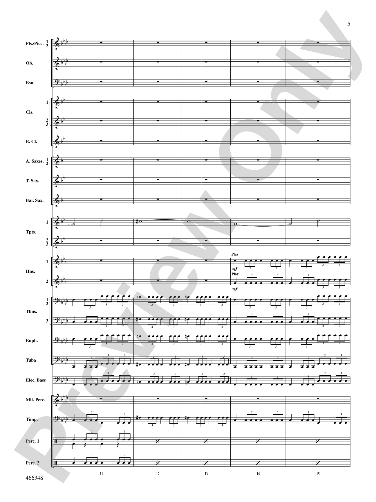 The Mountain: Concert Band Conductor Score & Parts