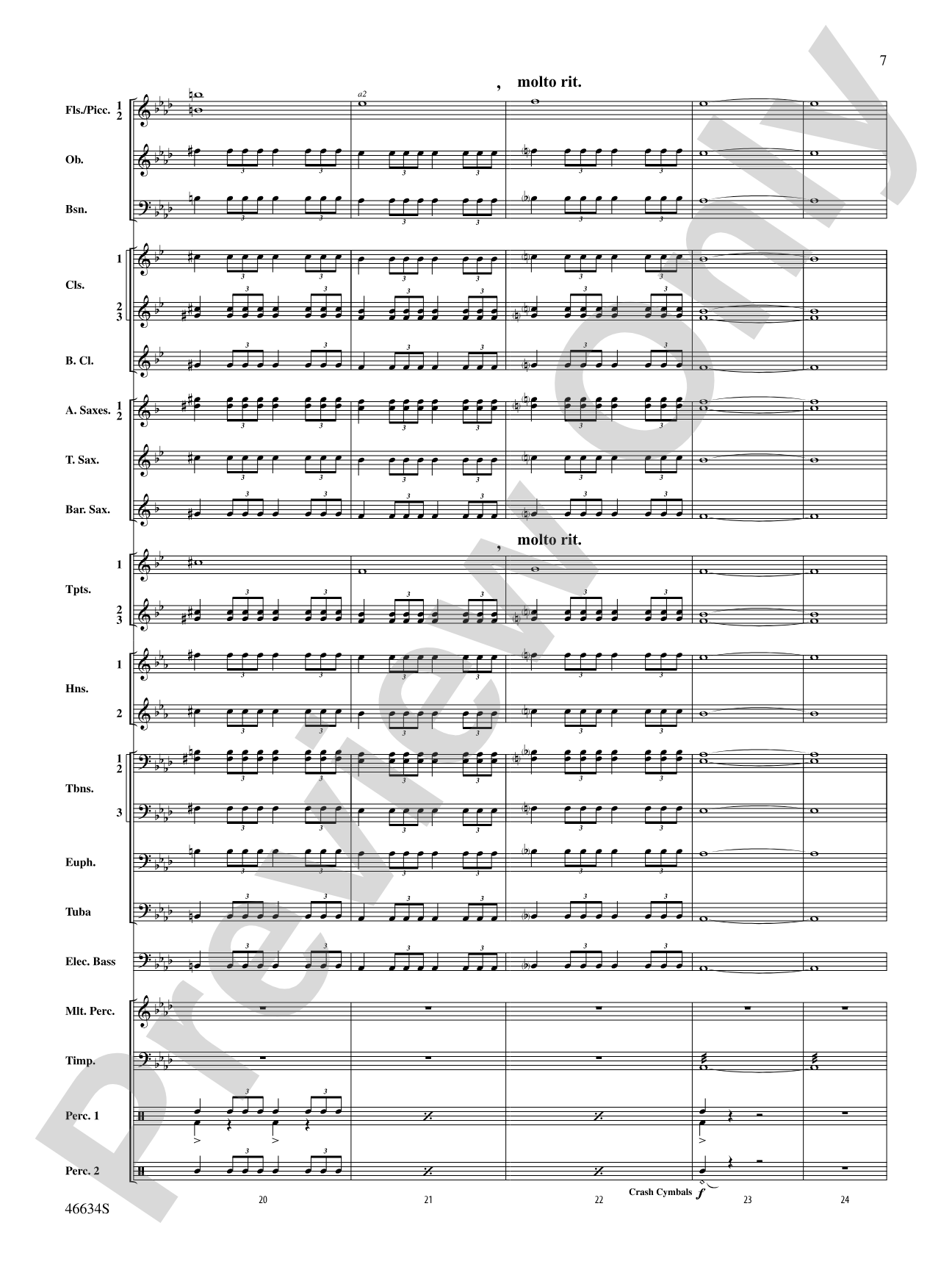 The Mountain: Concert Band Conductor Score & Parts