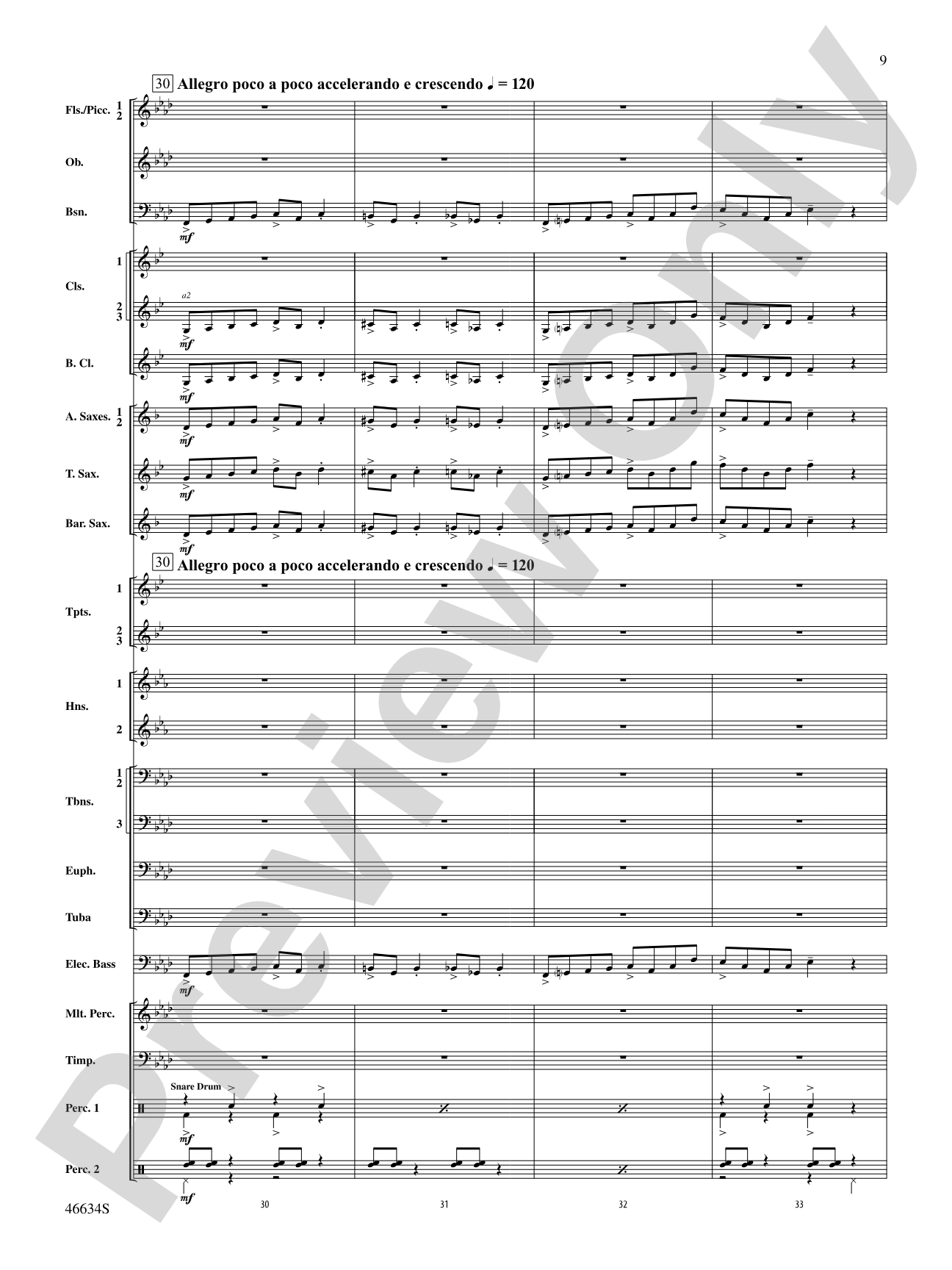 The Mountain: Concert Band Conductor Score & Parts