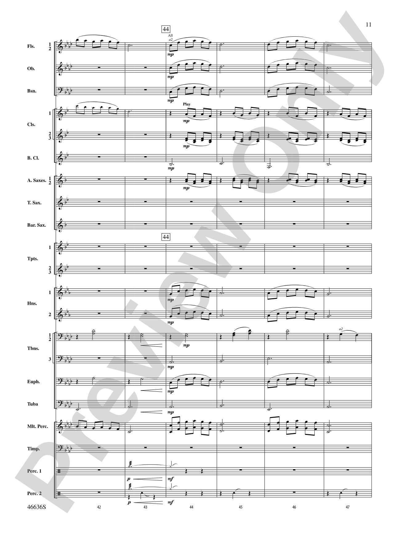 At the Movies---The Musicals: Concert Band Conductor Score & Parts