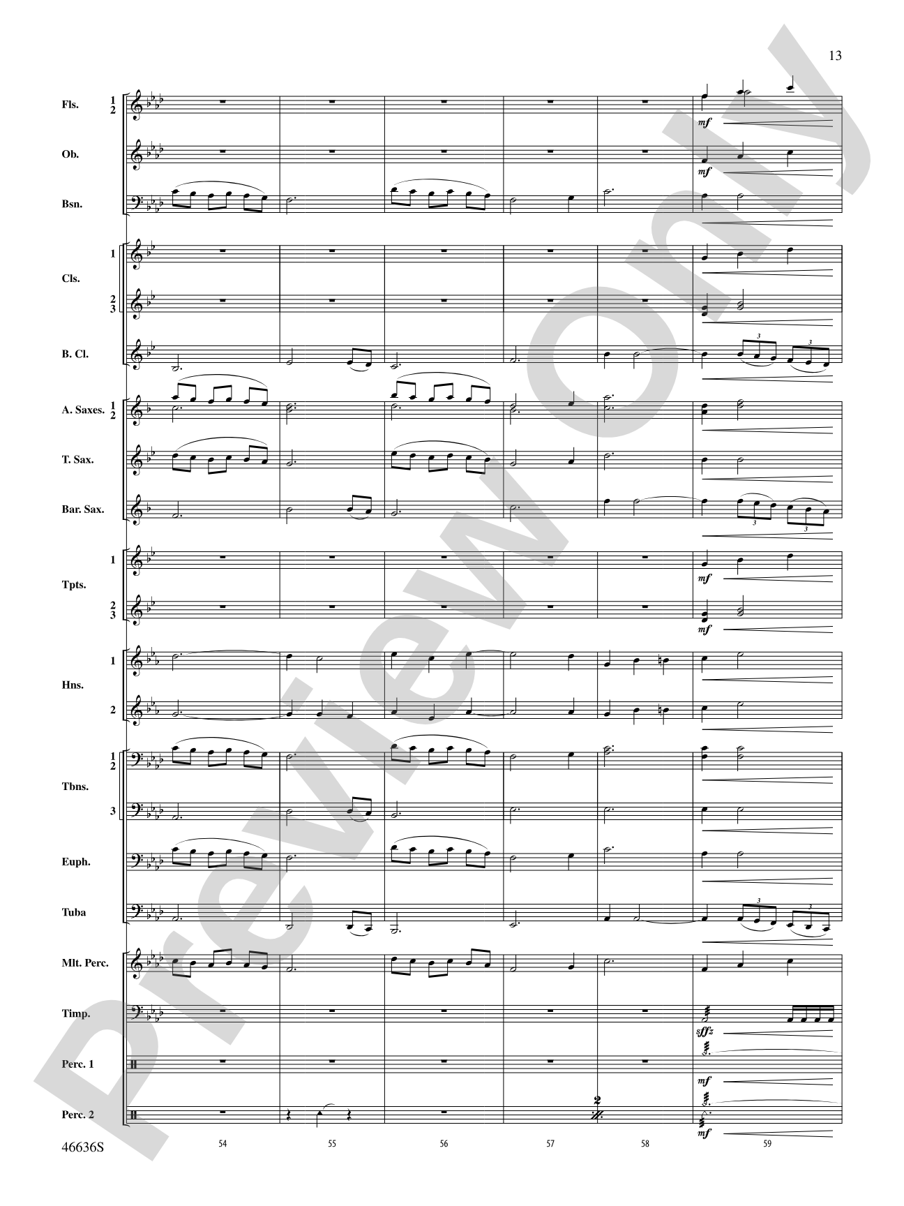 At the Movies---The Musicals: Concert Band Conductor Score & Parts