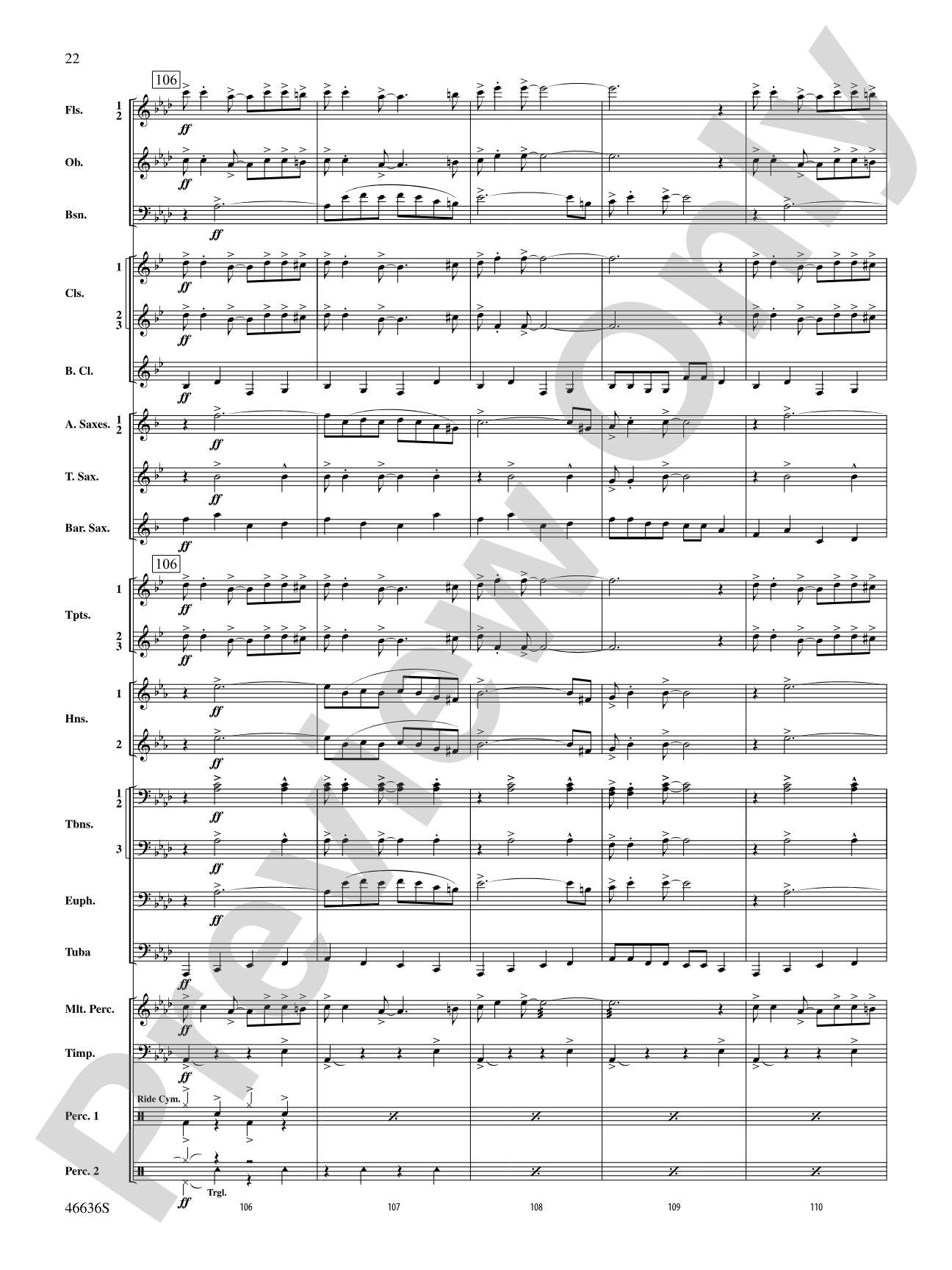 At the Movies---The Musicals: Concert Band Conductor Score & Parts
