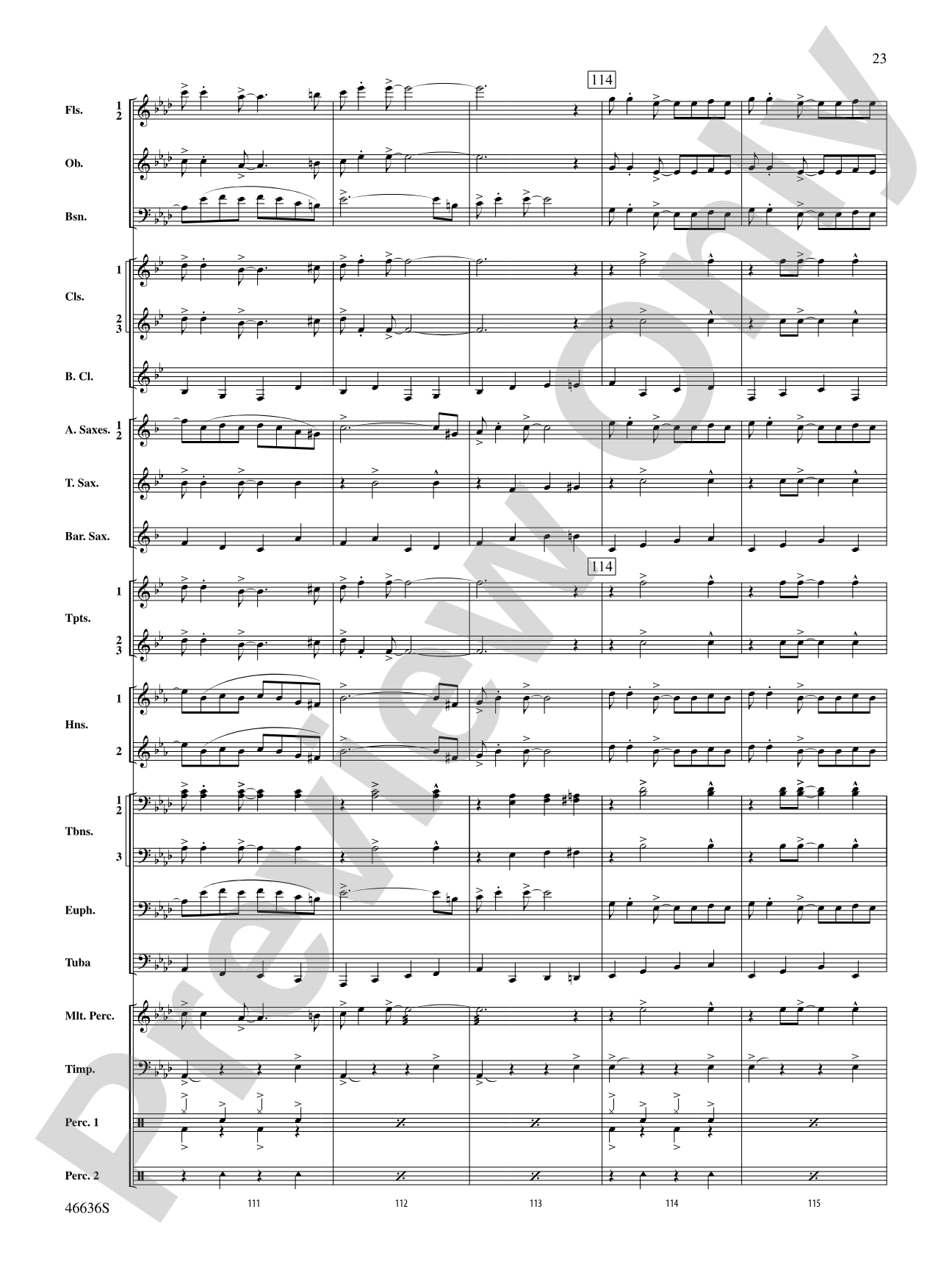 At the Movies---The Musicals: Concert Band Conductor Score & Parts