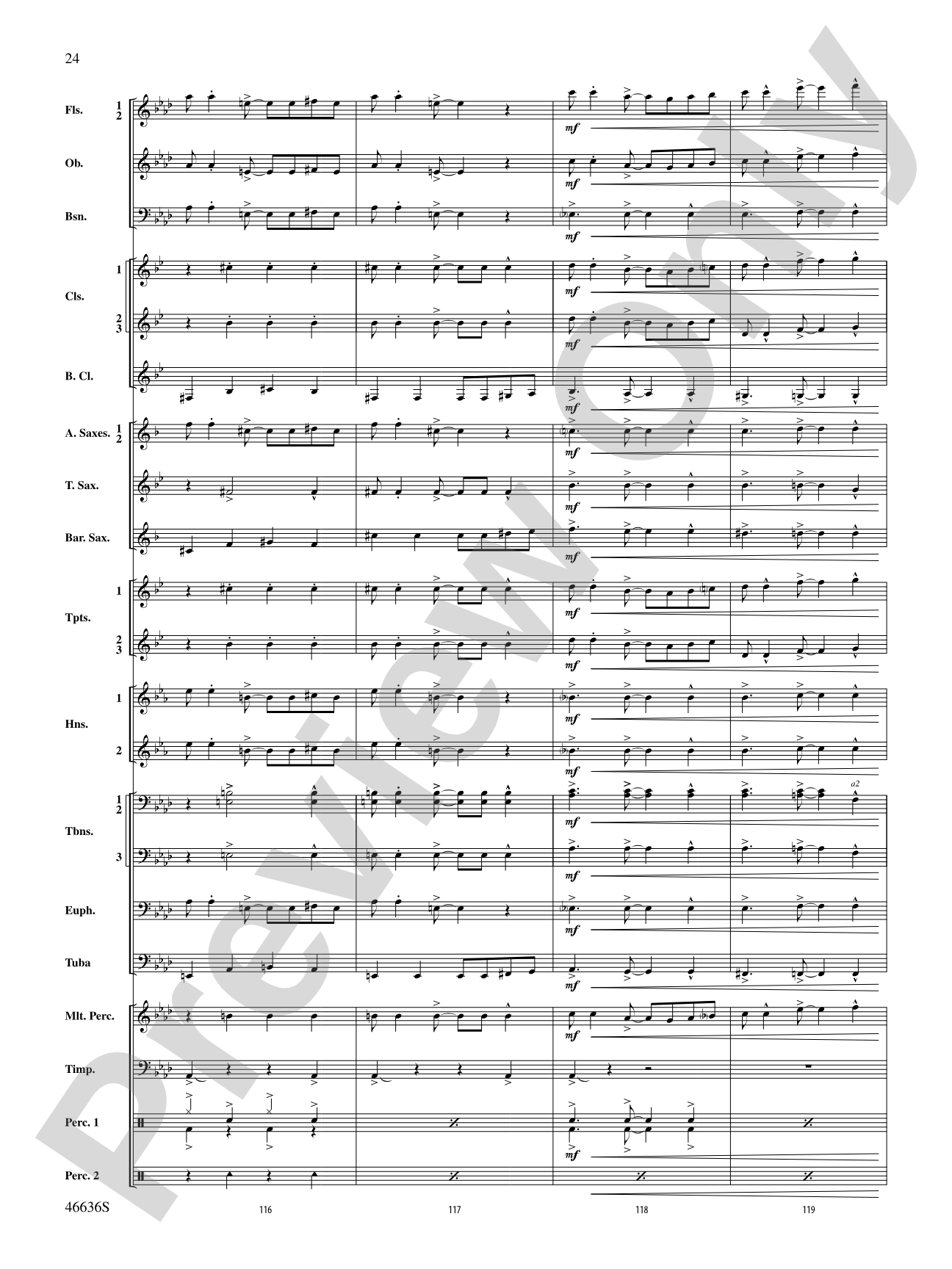 At the Movies---The Musicals: Concert Band Conductor Score & Parts