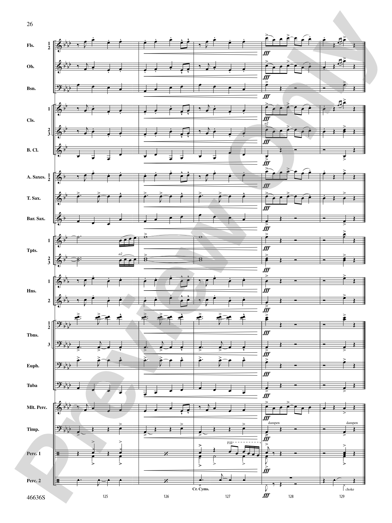 At the Movies---The Musicals: Concert Band Conductor Score & Parts