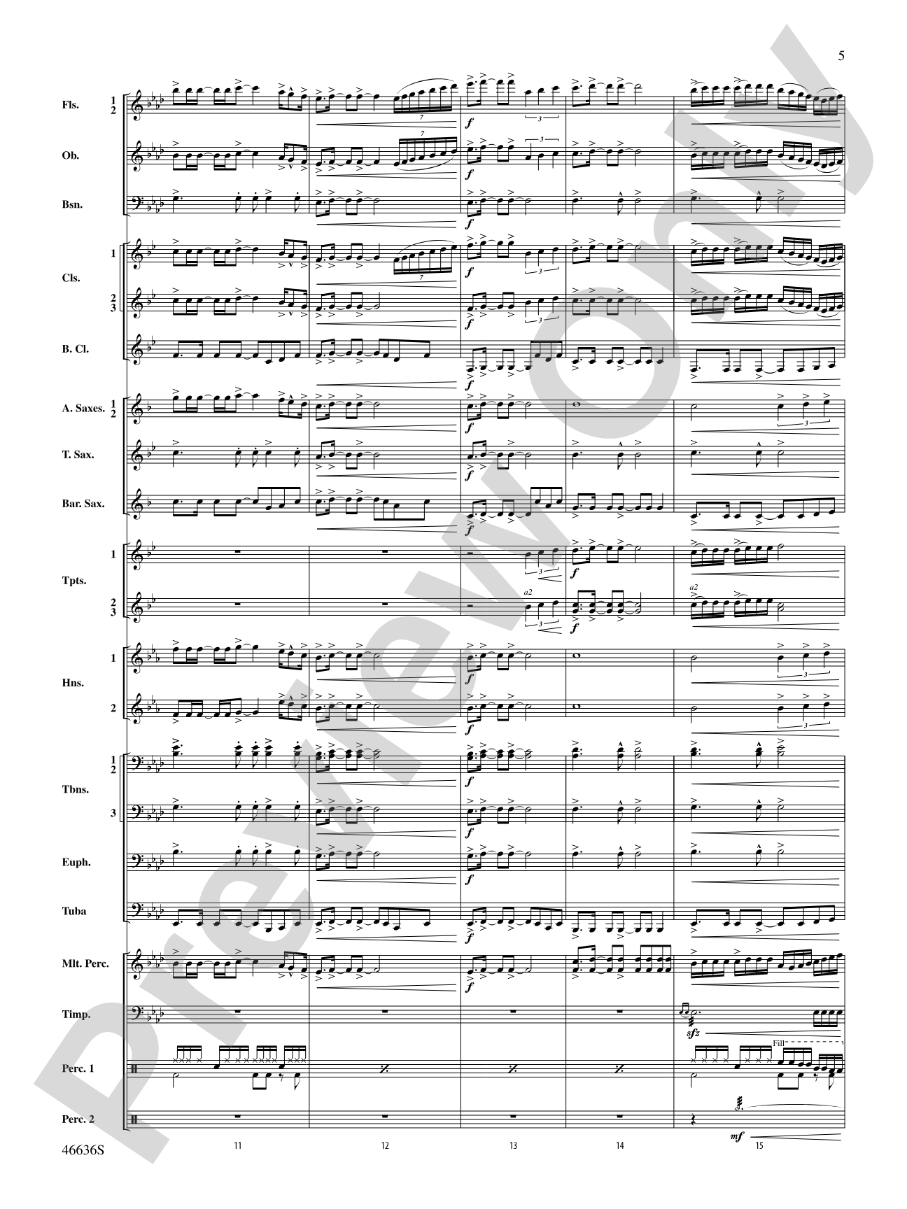 At the Movies---The Musicals: Concert Band Conductor Score & Parts