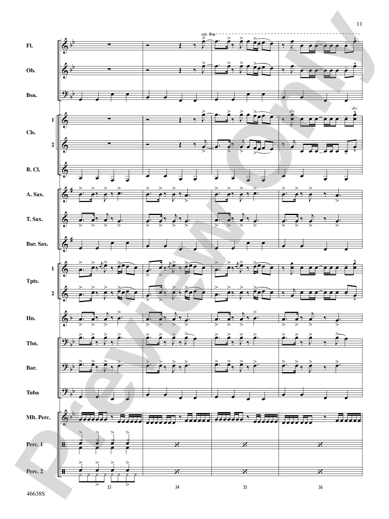 One Foot: Concert Band Conductor Score & Parts
