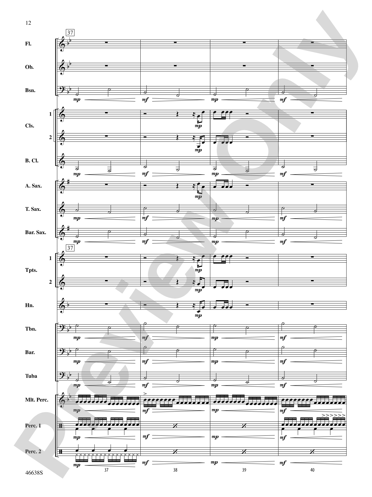 One Foot: Concert Band Conductor Score & Parts