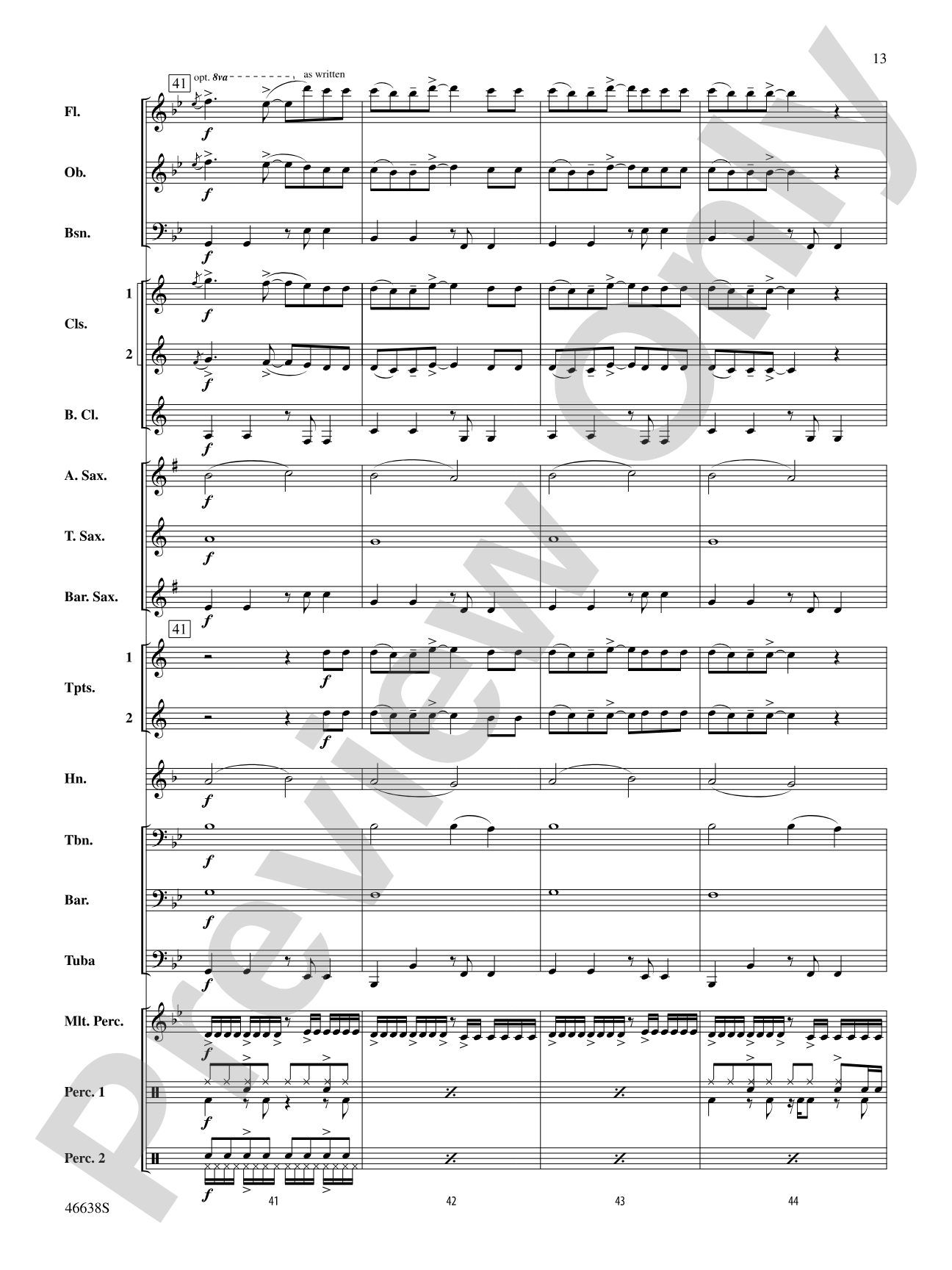 One Foot: Concert Band Conductor Score & Parts