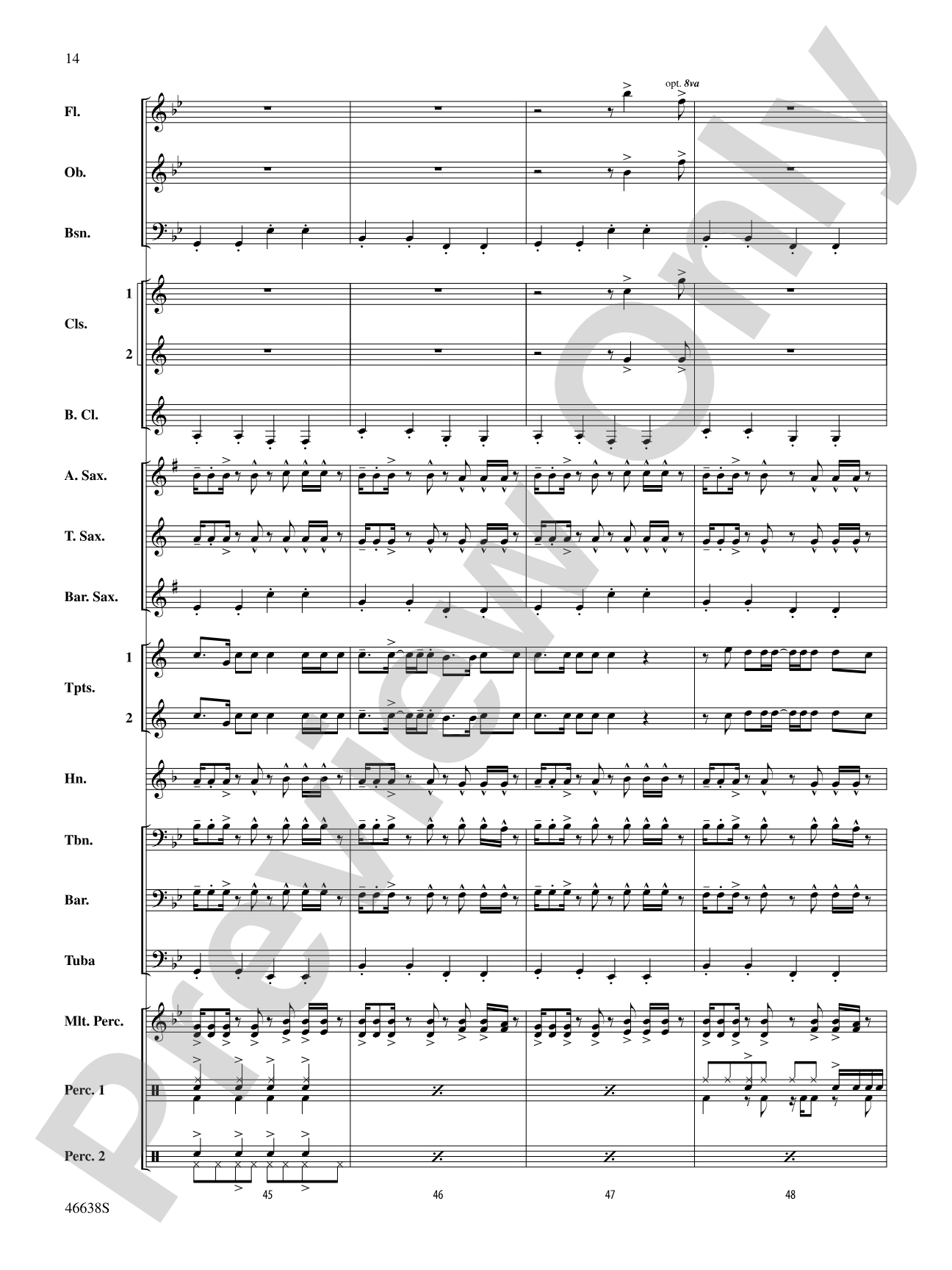 One Foot: Concert Band Conductor Score & Parts