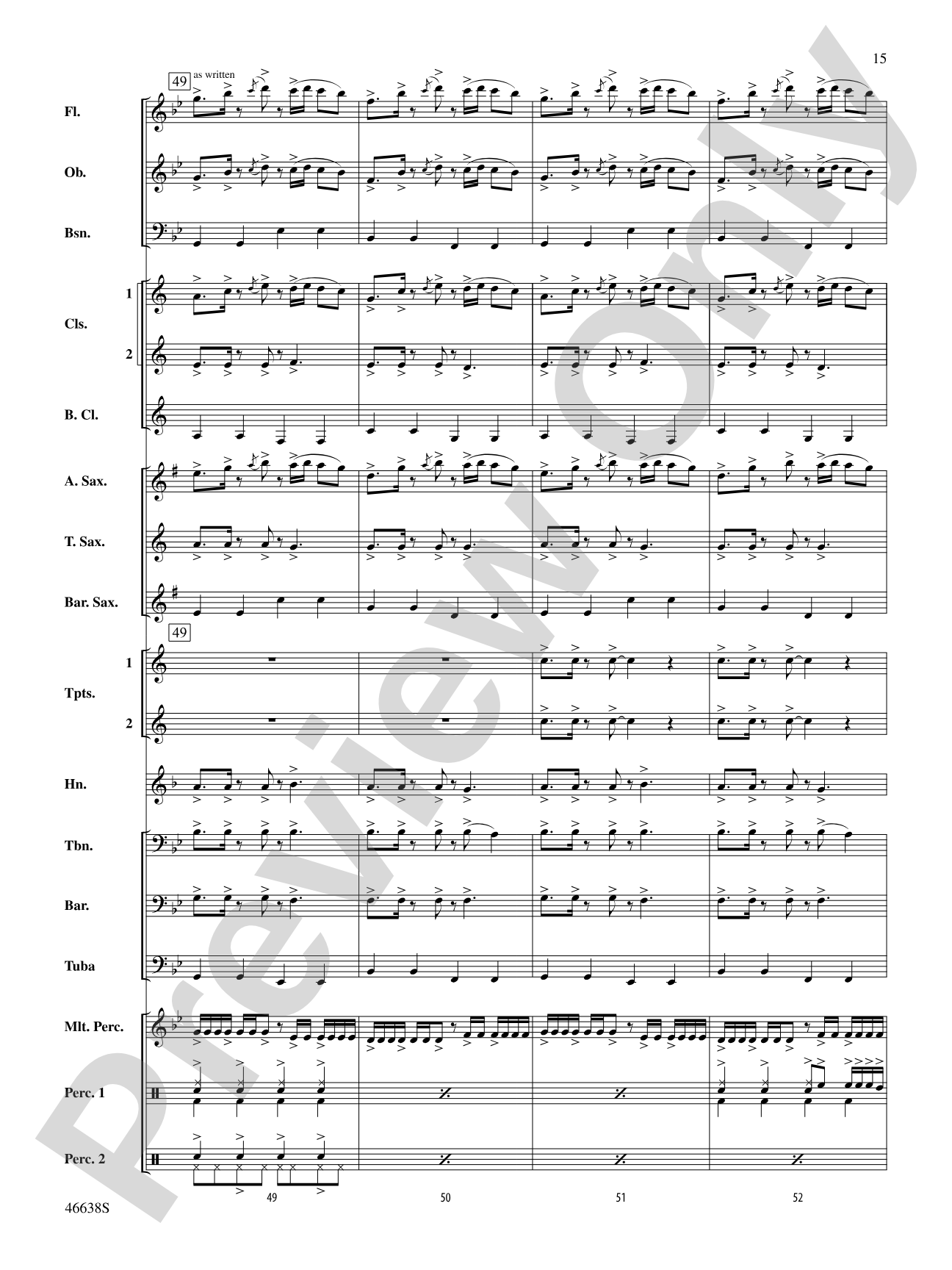One Foot: Concert Band Conductor Score & Parts