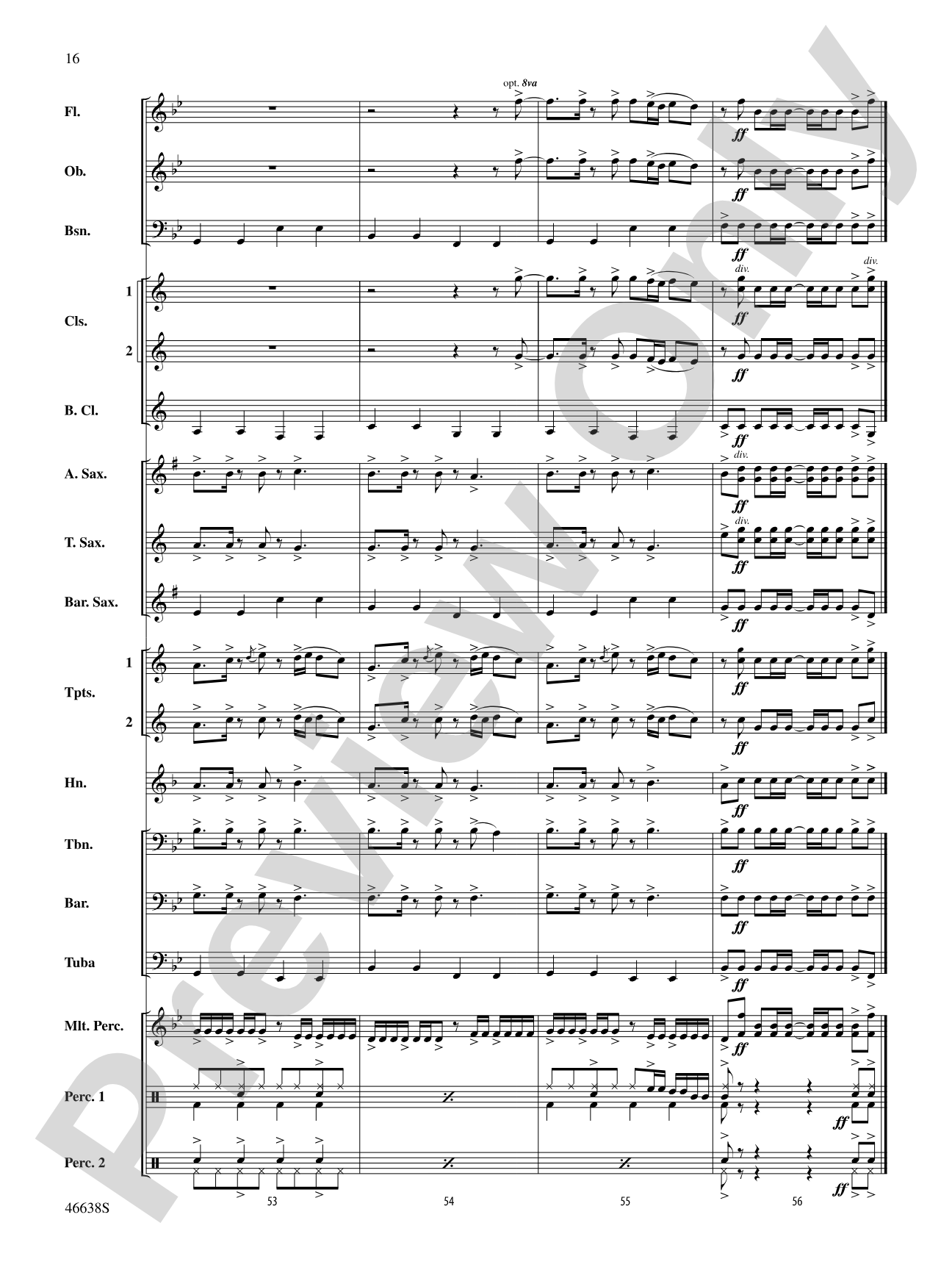 One Foot: Concert Band Conductor Score & Parts