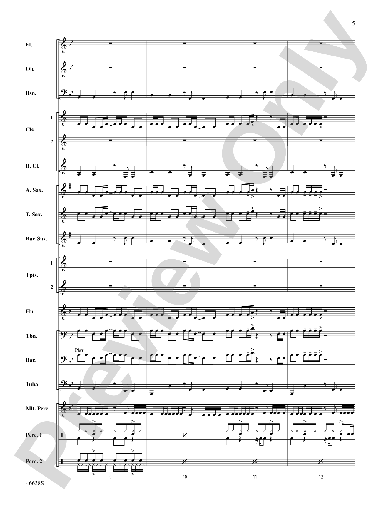 One Foot: Concert Band Conductor Score & Parts