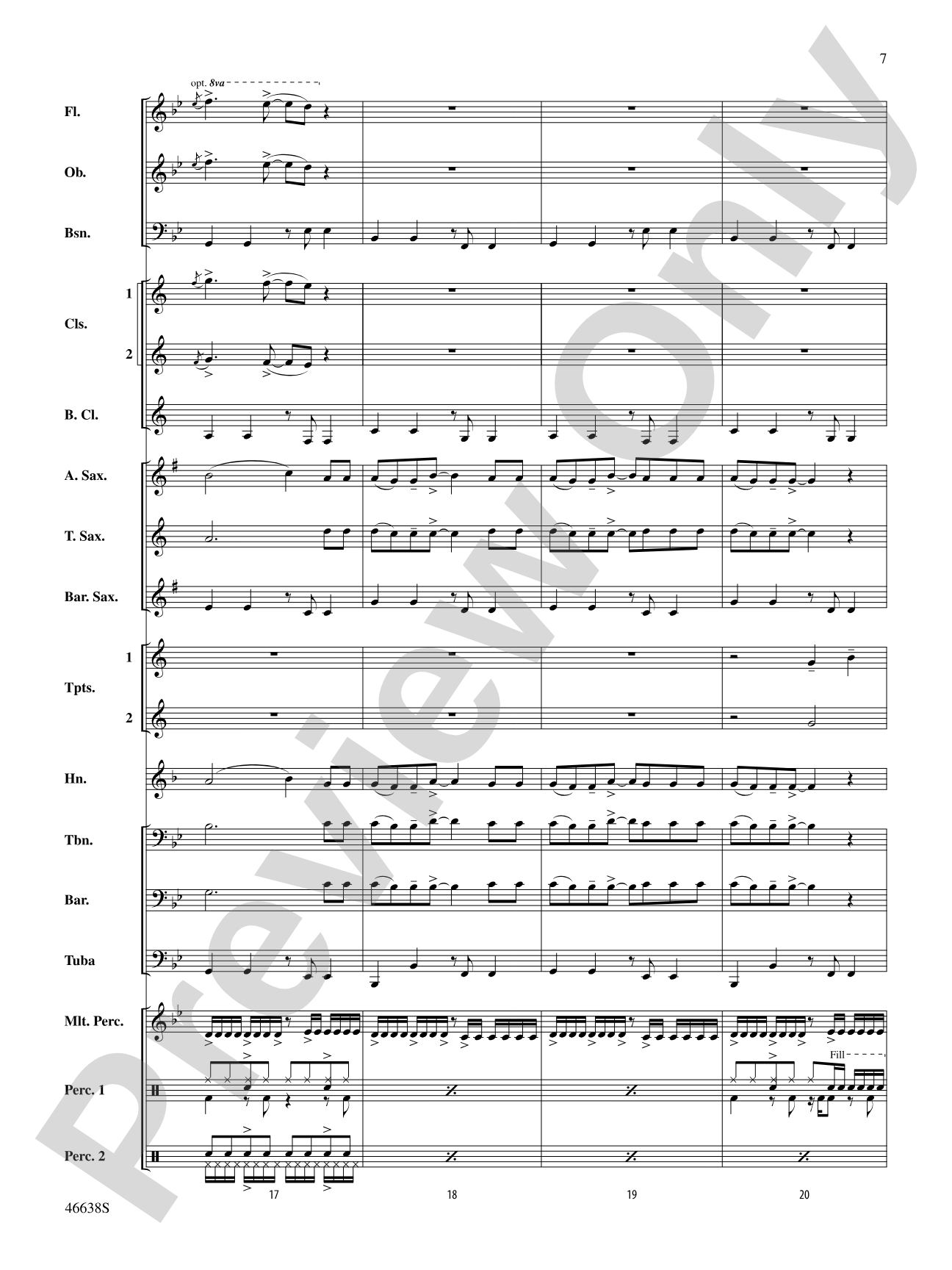 One Foot: Concert Band Conductor Score & Parts