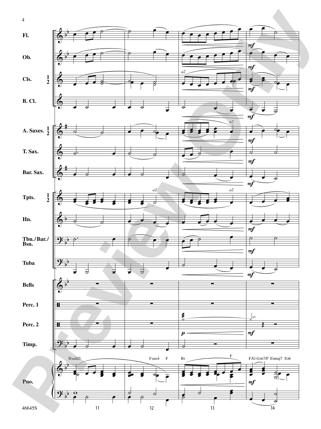 Wind of the Waves: Concert Band Conductor Score & Parts