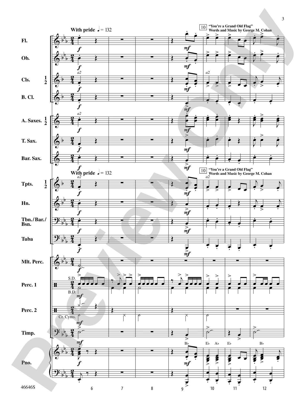 American Pride: Concert Band Conductor Score & Parts