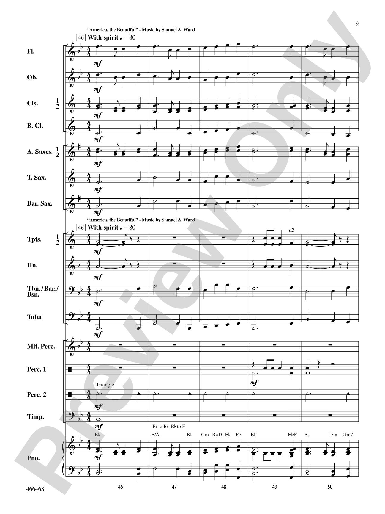 American Pride: Concert Band Conductor Score & Parts