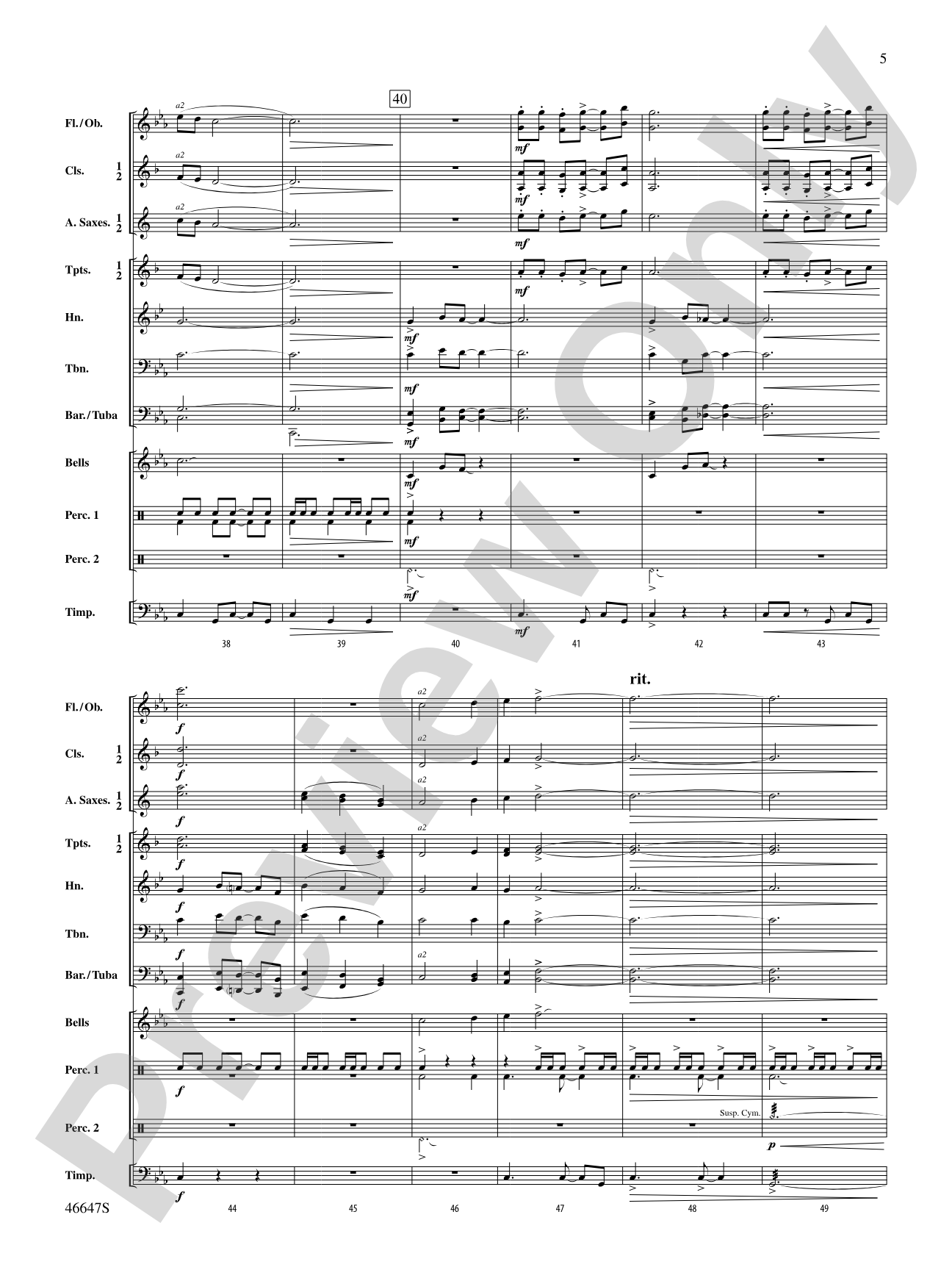 Engage: Concert Band Conductor Score & Parts