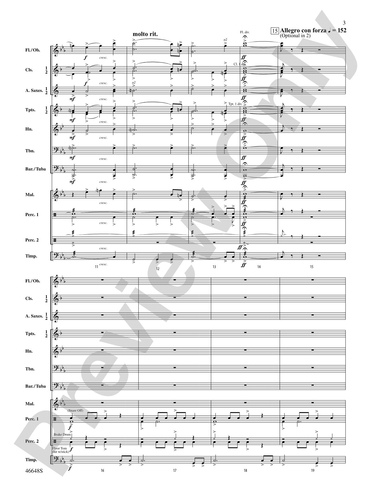 Dragonship: Concert Band Conductor Score & Parts