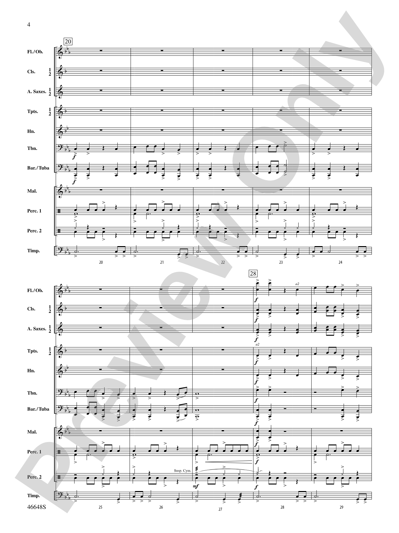 Dragonship: Concert Band Conductor Score & Parts