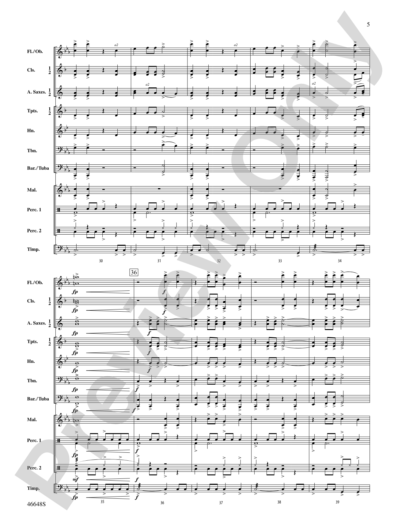 Dragonship: Concert Band Conductor Score & Parts