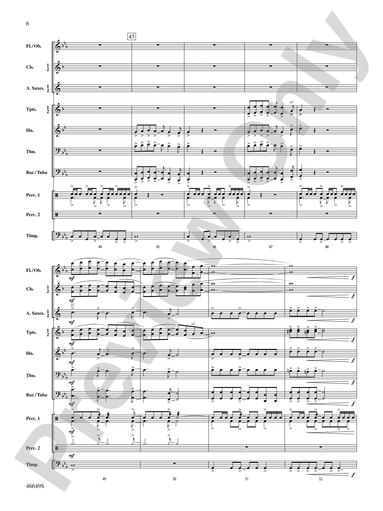 The Refiner's Fire: Concert Band Conductor Score & Parts
