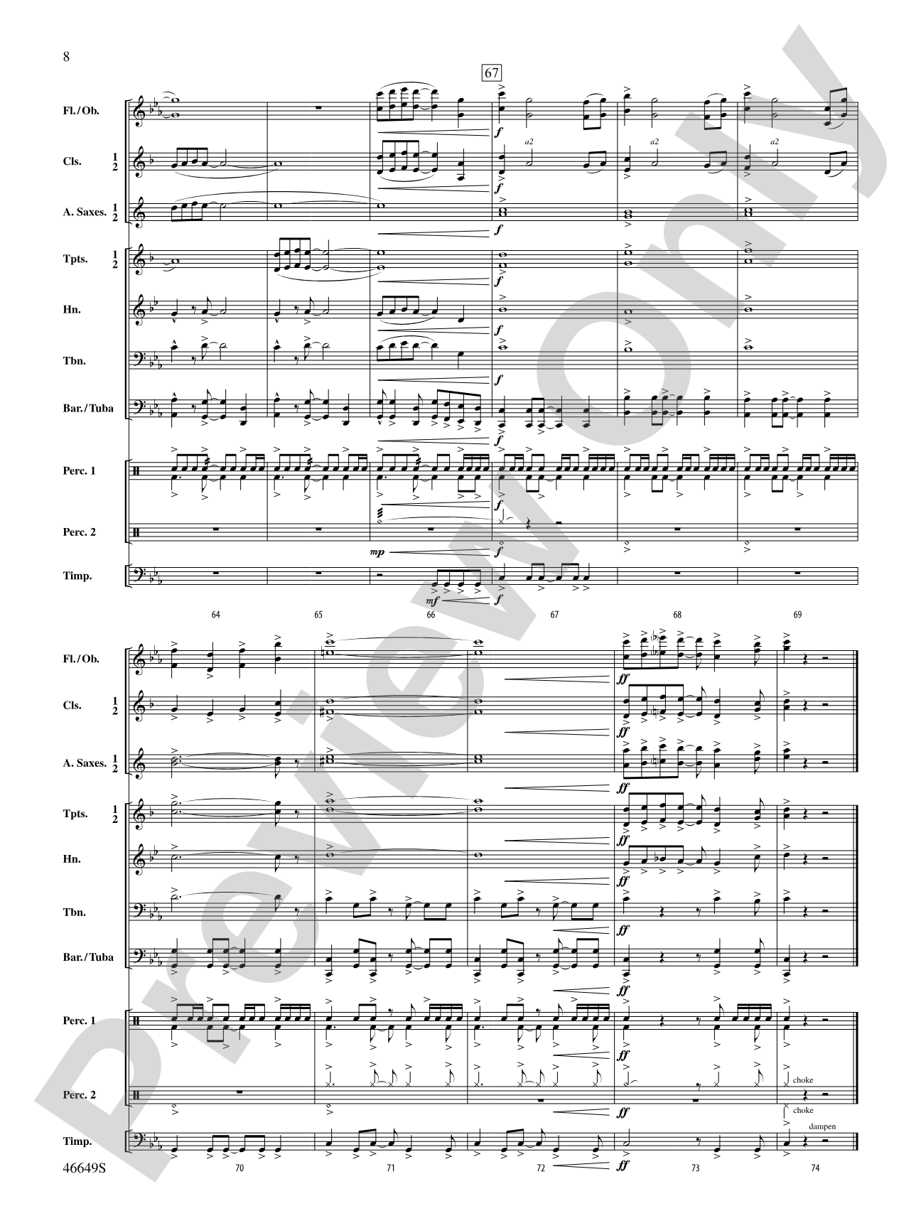 The Refiner's Fire: Concert Band Conductor Score & Parts