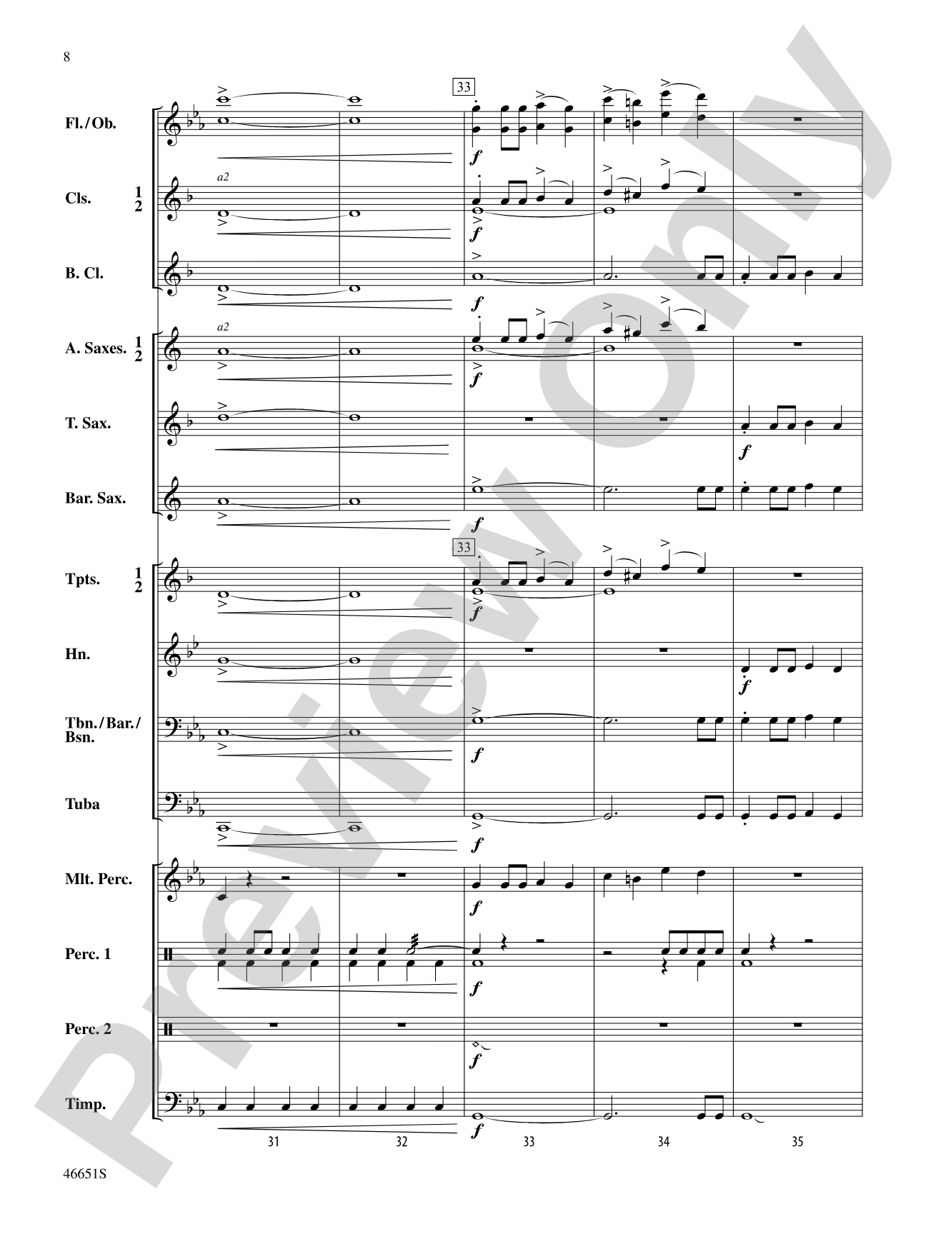 Legend of the Water Dragon: Concert Band Conductor Score & Parts