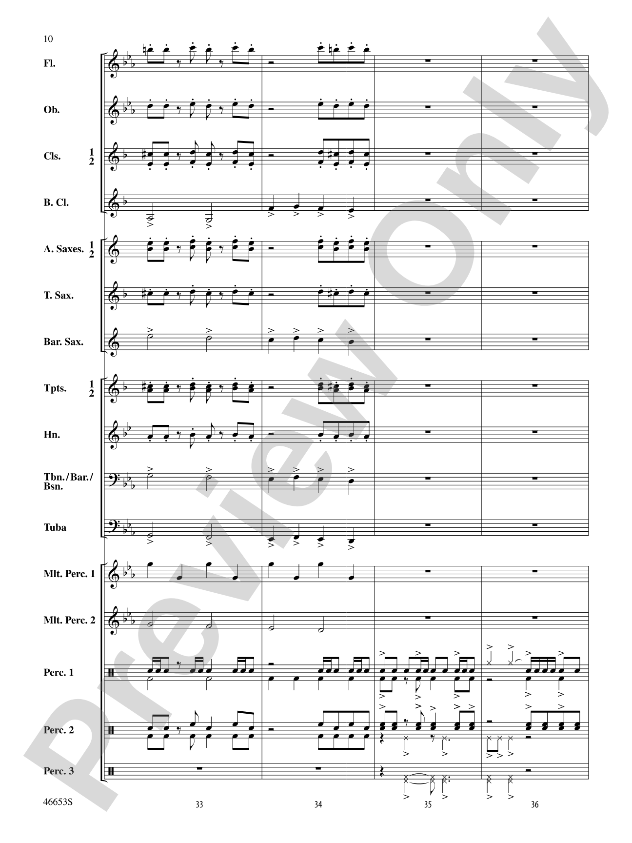 Flash!: Concert Band Conductor Score & Parts
