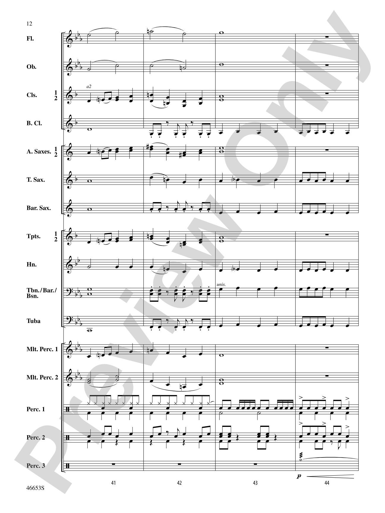 Flash!: Concert Band Conductor Score & Parts