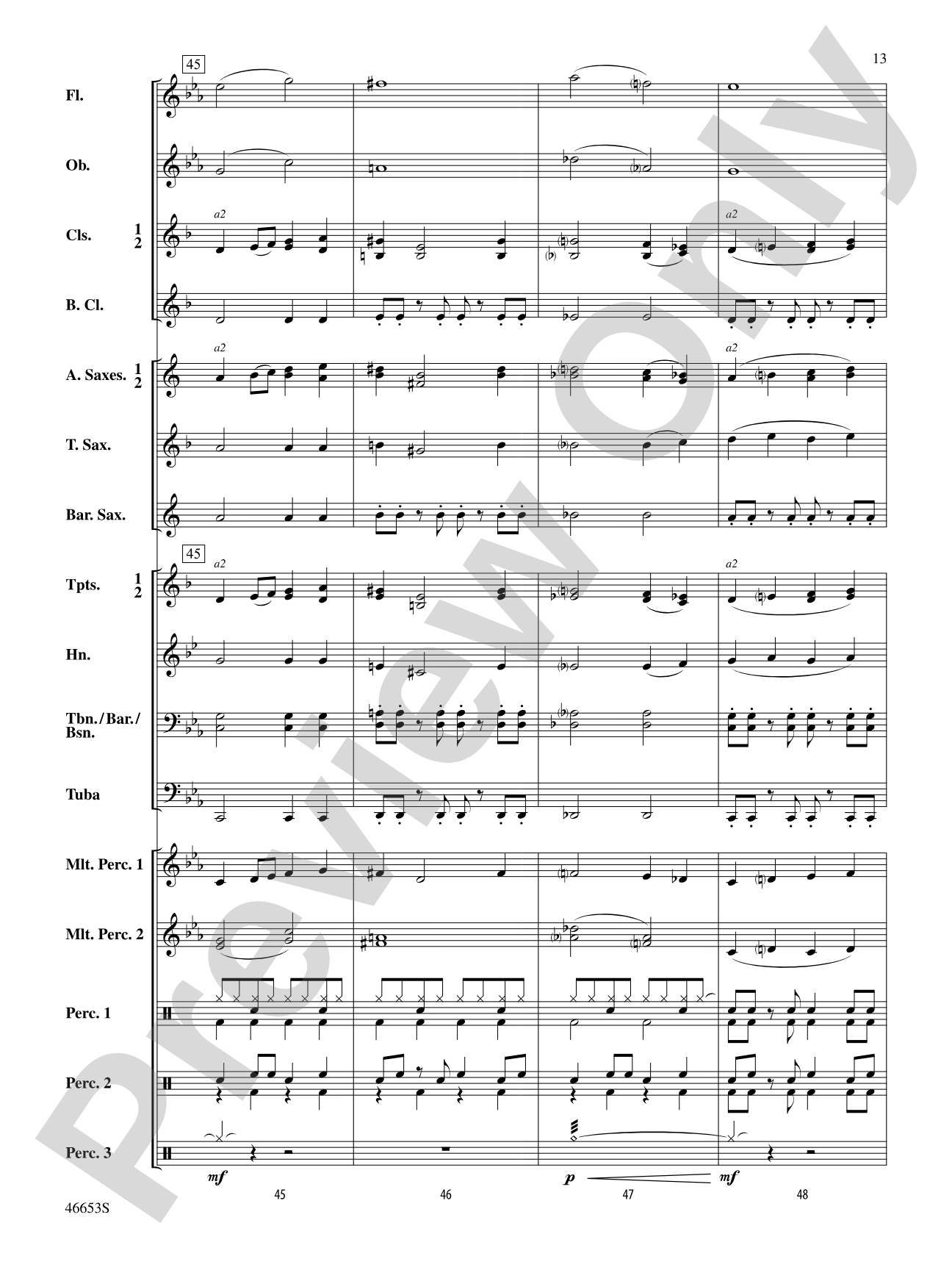 Flash!: Concert Band Conductor Score & Parts