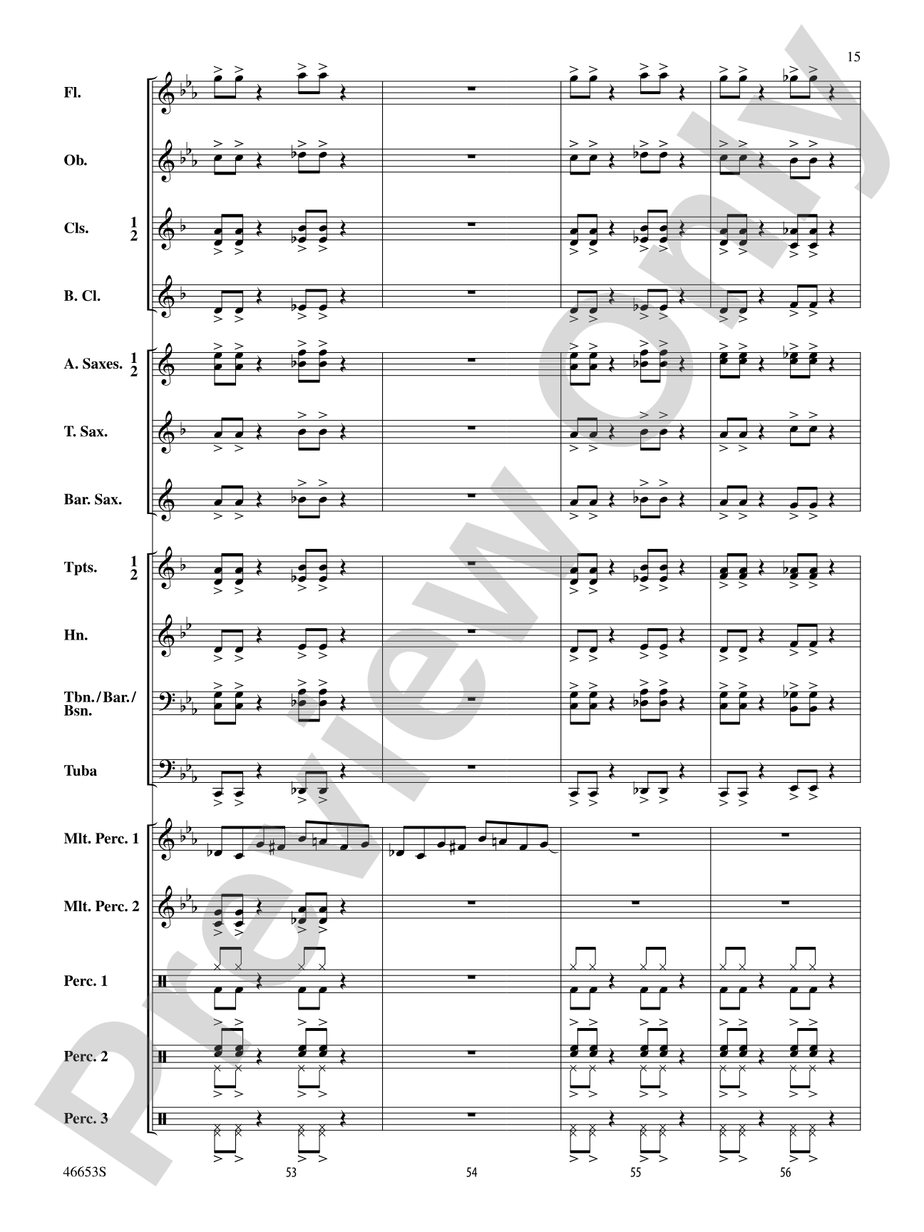 Flash!: Concert Band Conductor Score & Parts