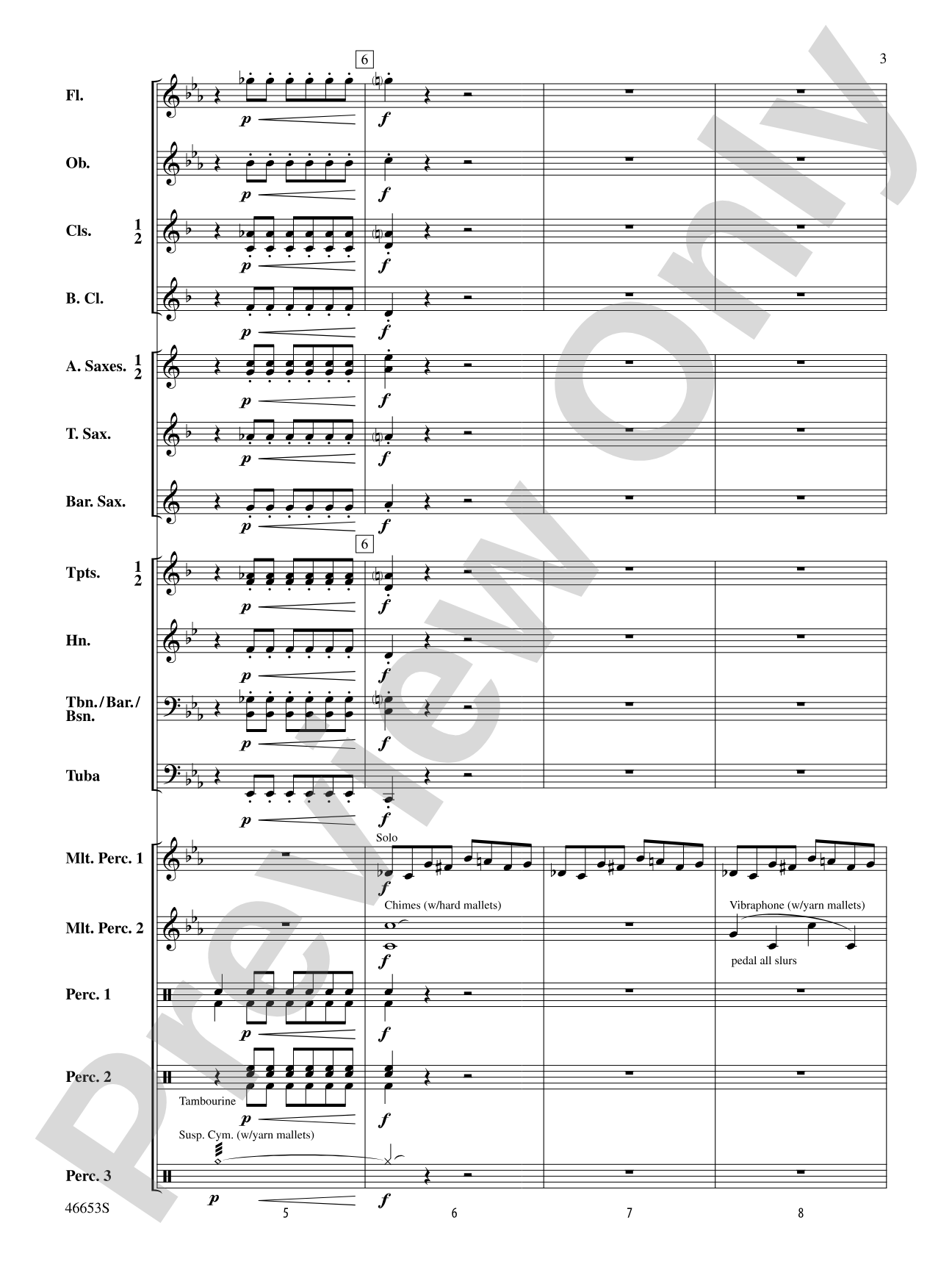 Flash!: Concert Band Conductor Score & Parts