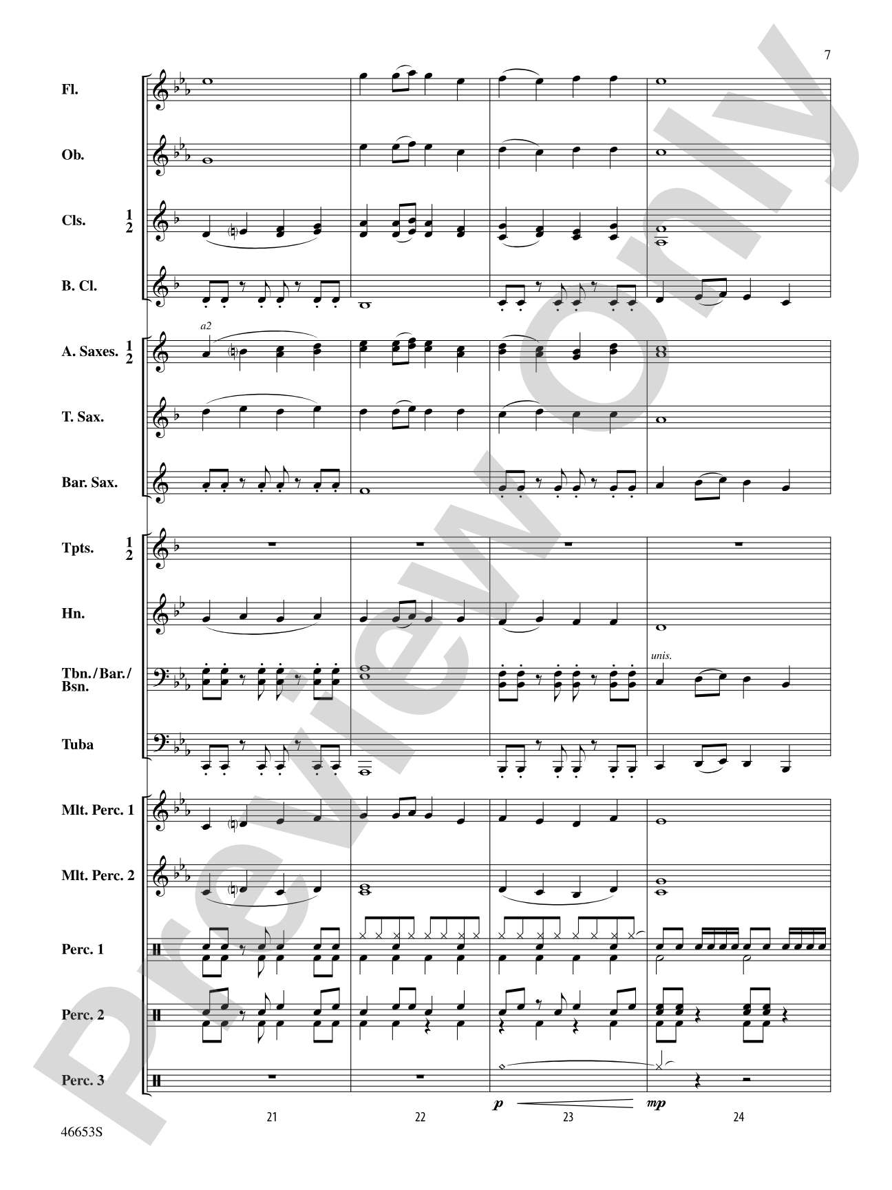 Flash!: Concert Band Conductor Score & Parts