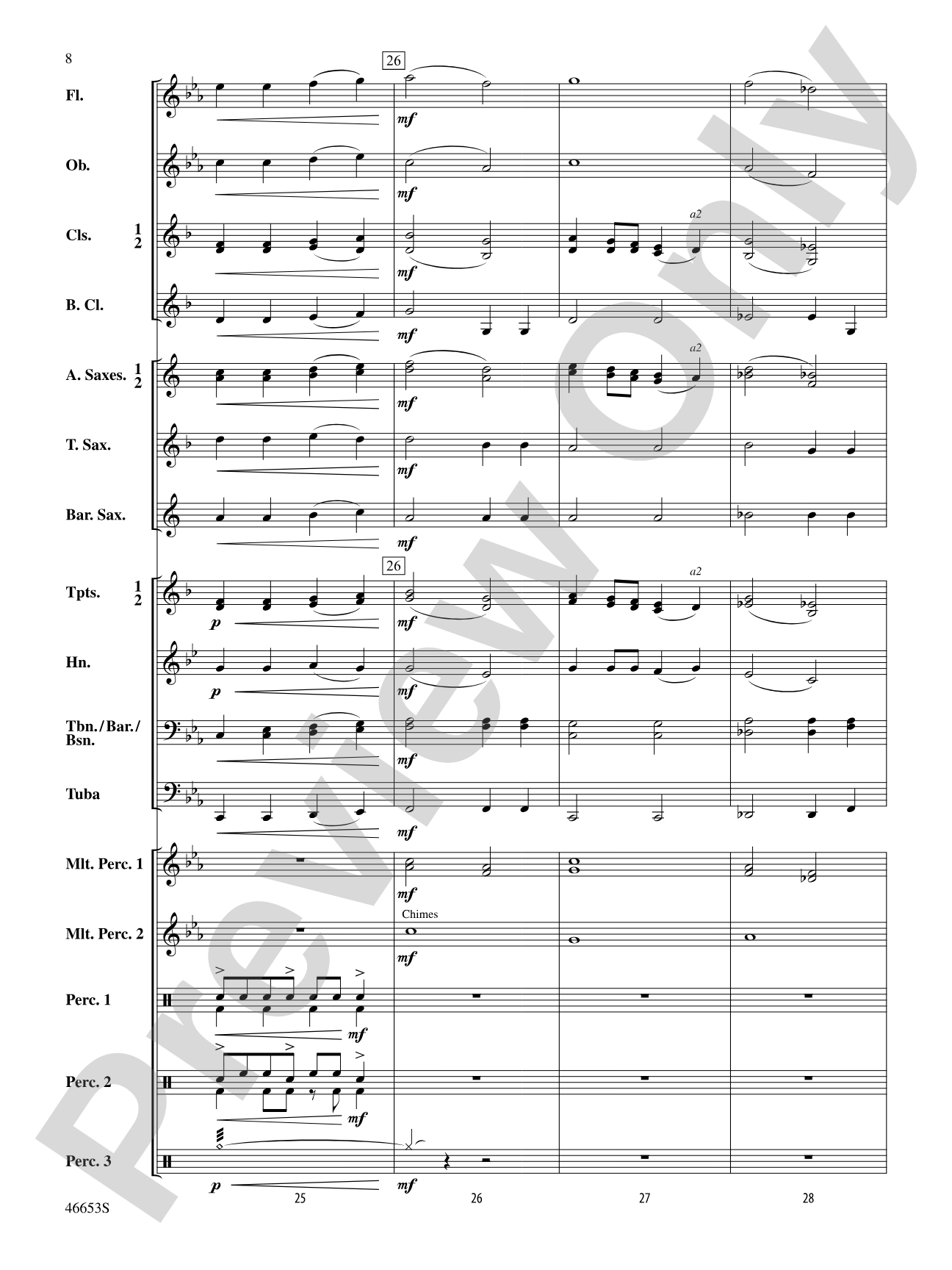 Flash!: Concert Band Conductor Score & Parts