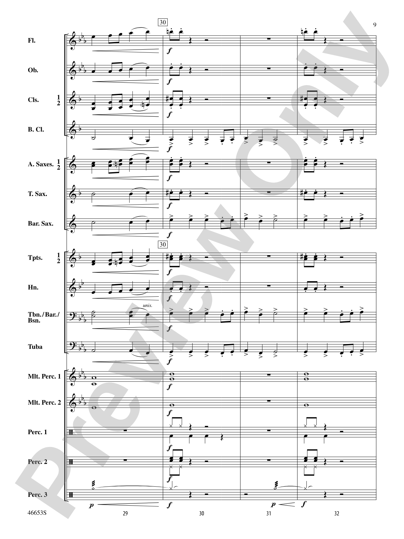 Flash!: Concert Band Conductor Score & Parts