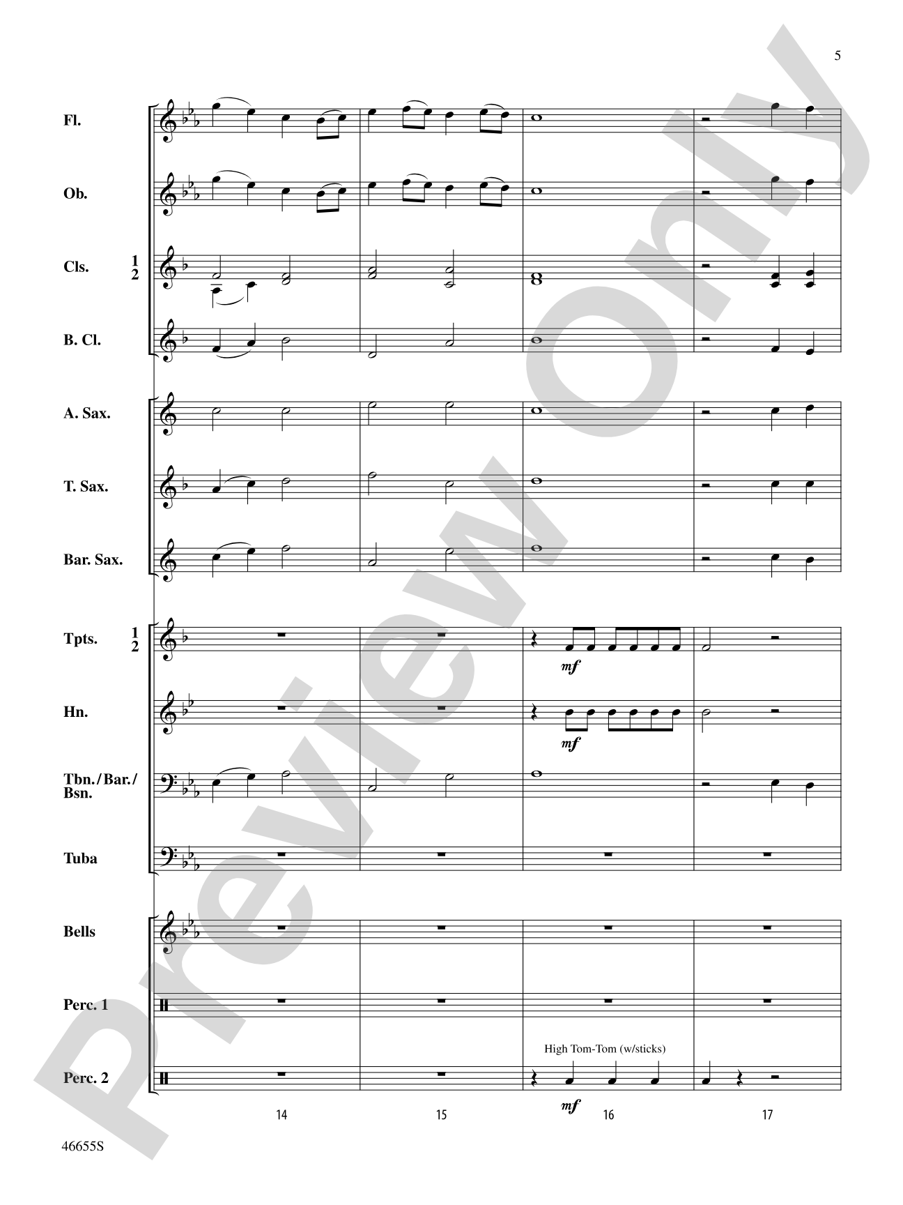 Open the Door!: Concert Band Conductor Score & Parts