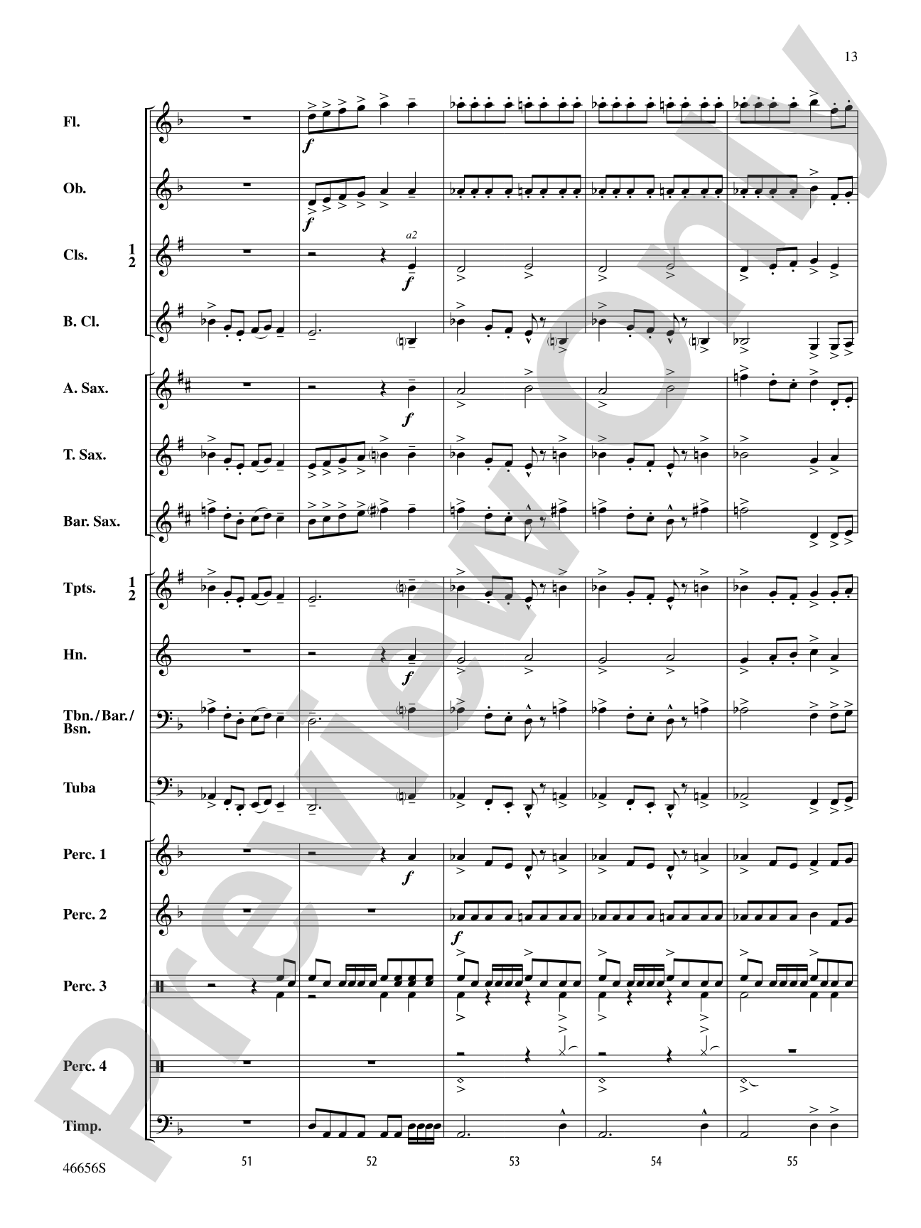Cha'La: Concert Band Conductor Score & Parts