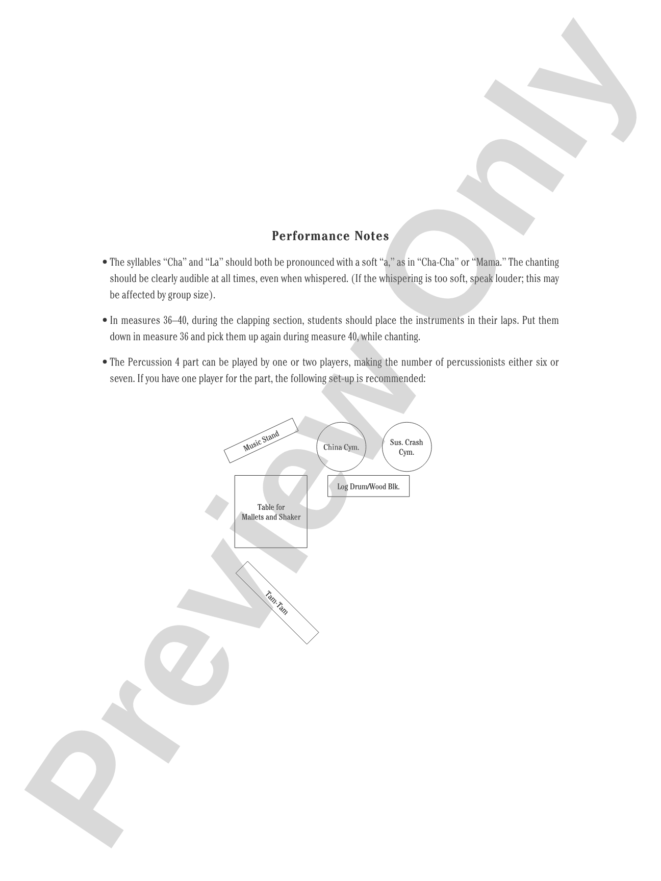 Cha'La: Concert Band Conductor Score & Parts