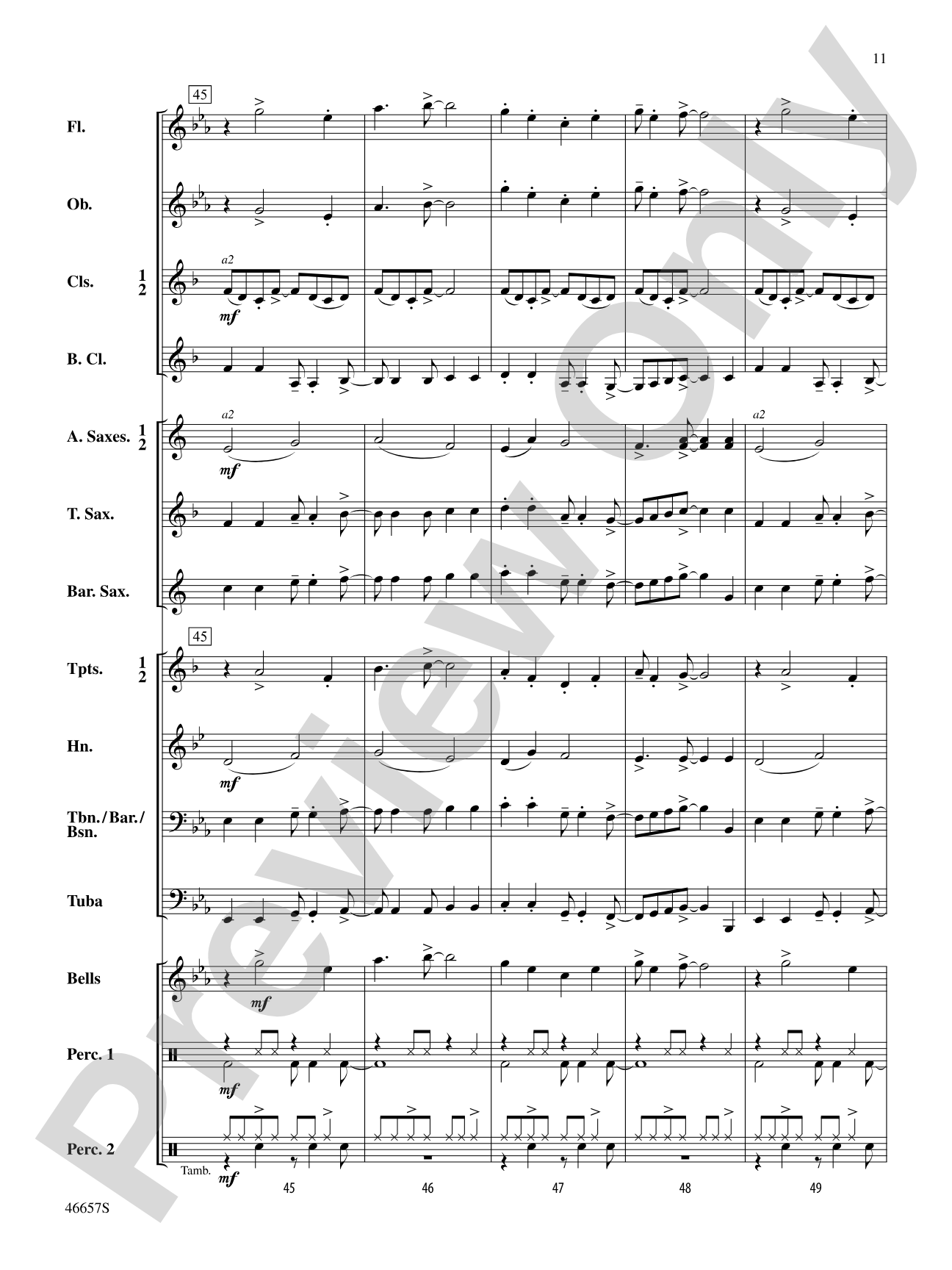 Movin' On: Concert Band Conductor Score & Parts