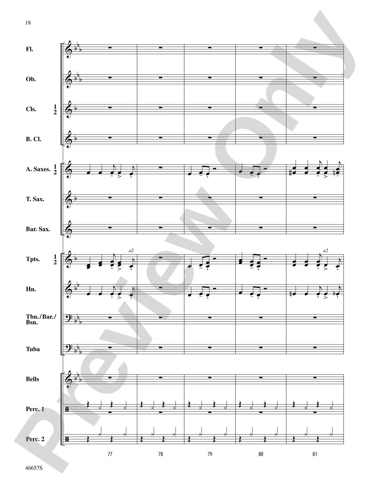 Movin' On: Concert Band Conductor Score & Parts