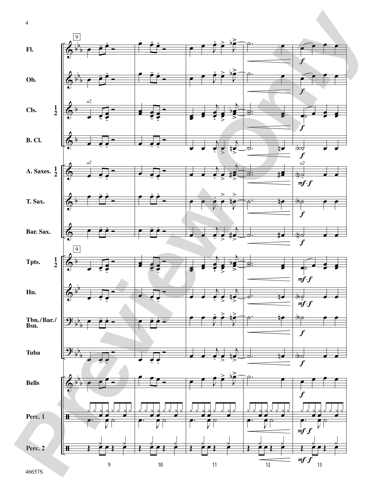 Movin' On: Concert Band Conductor Score & Parts