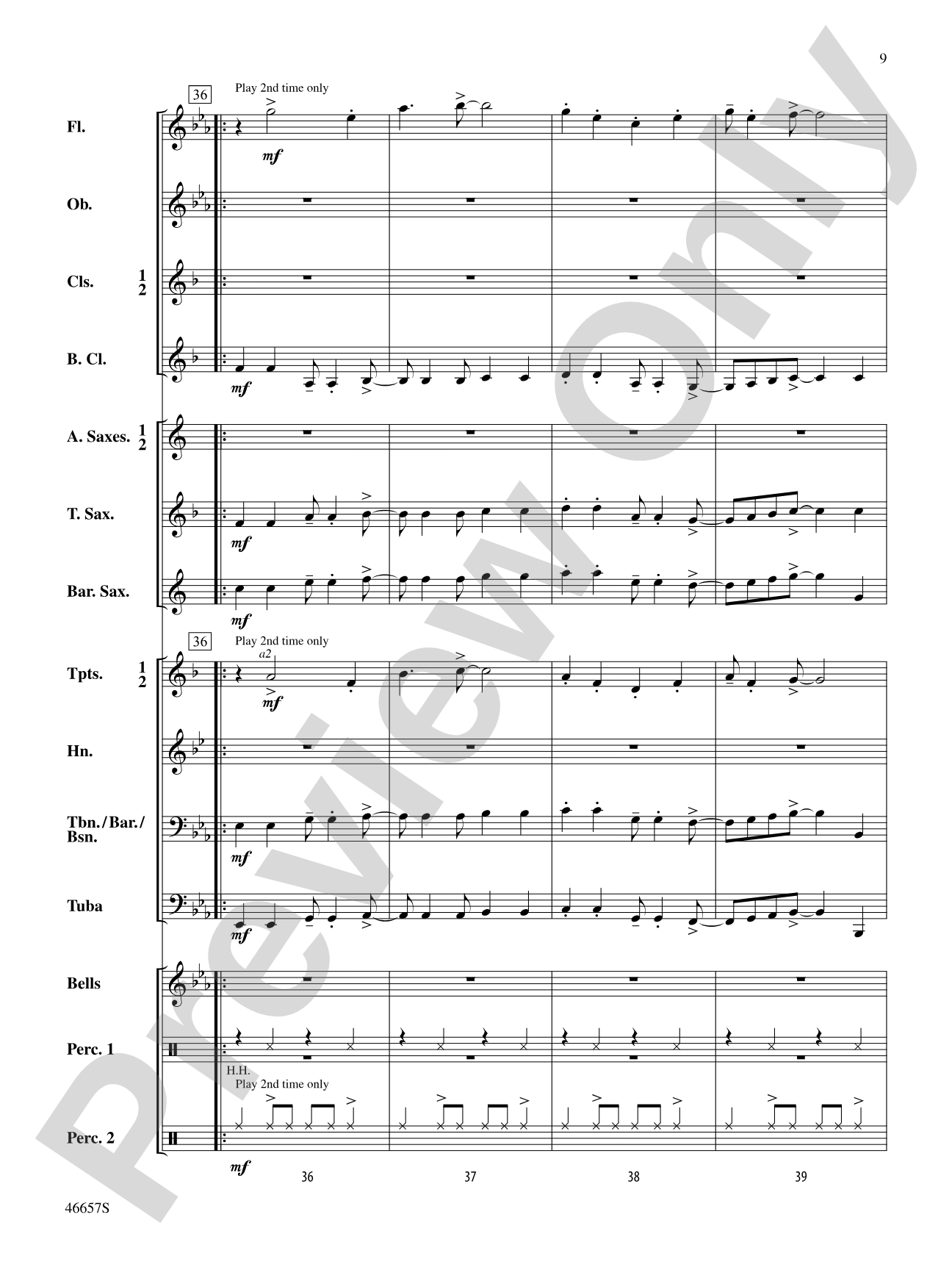 Movin' On: Concert Band Conductor Score & Parts
