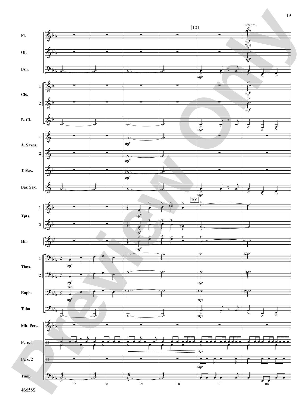 Prevail!: Concert Band Conductor Score & Parts