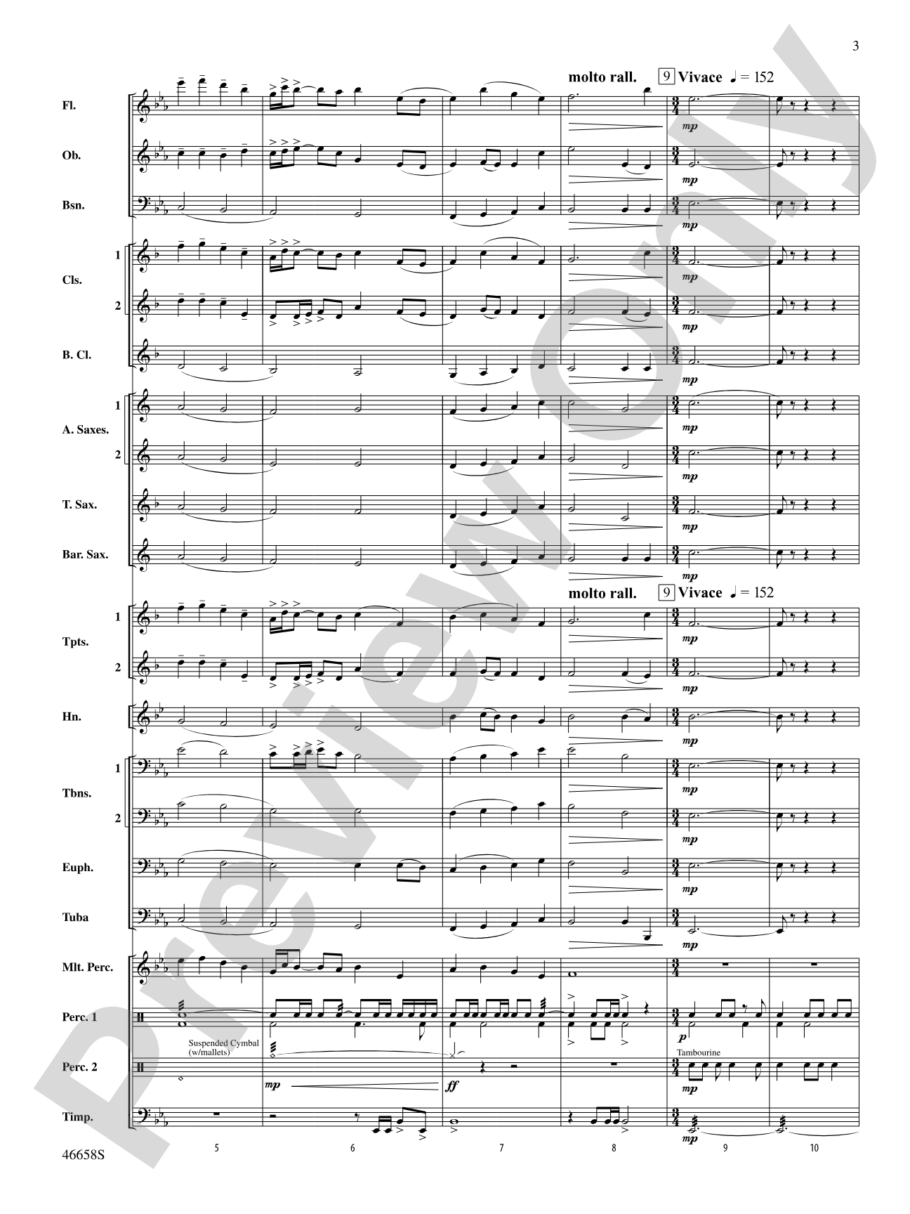 Prevail!: Concert Band Conductor Score & Parts